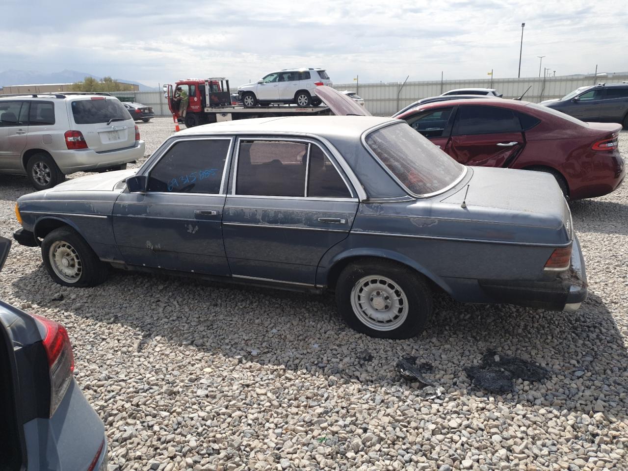 1982 Mercedes-benz 300 Dt Blue vin: WDBAB33A2CB000769