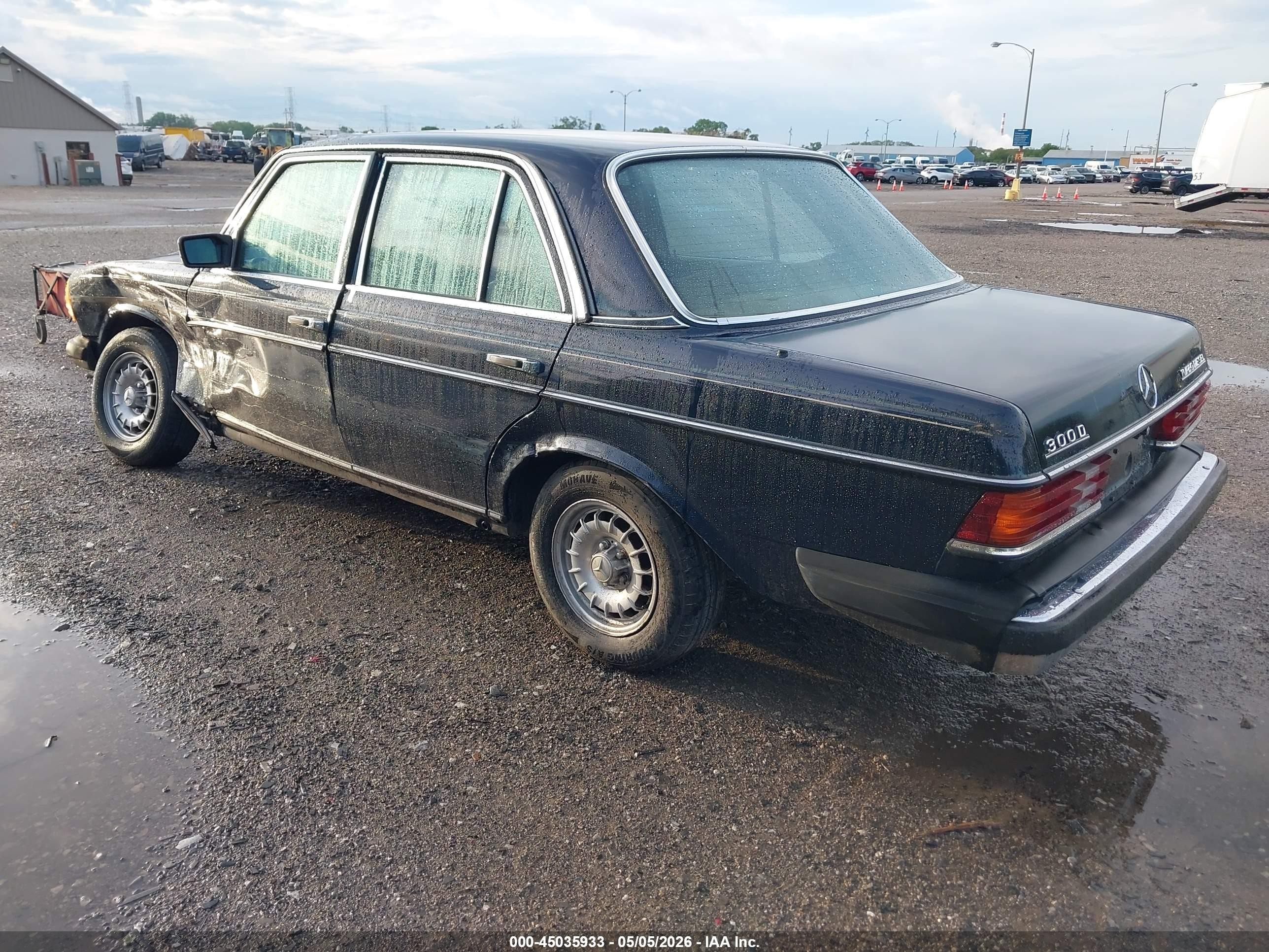 1984 Mercedes-benz 300 Dt Dark Blue vin: WDBAB33A2EA182143
