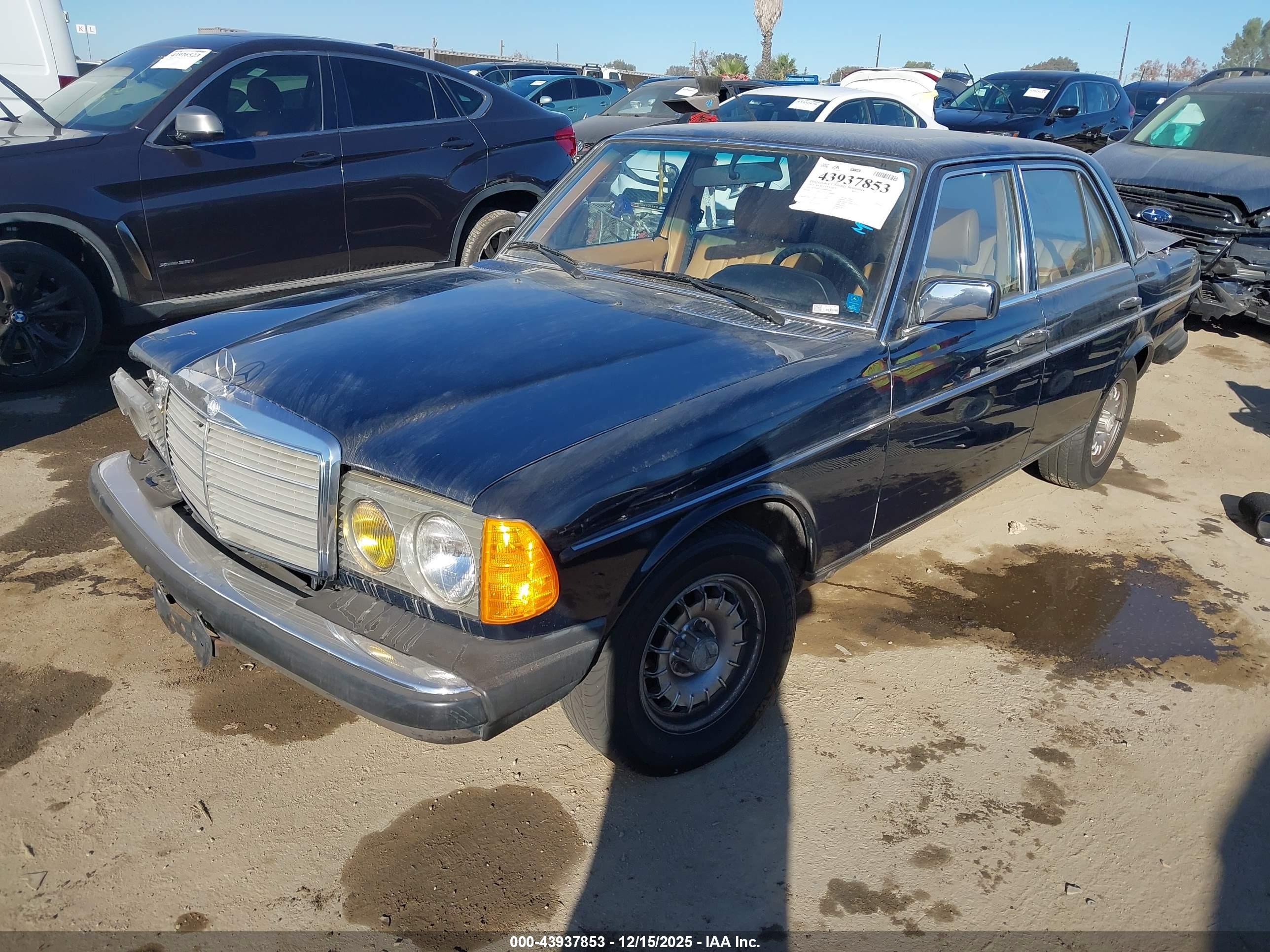 1982 Mercedes-benz 300 Dt Dark Blue vin: WDBAB33A4CB005066