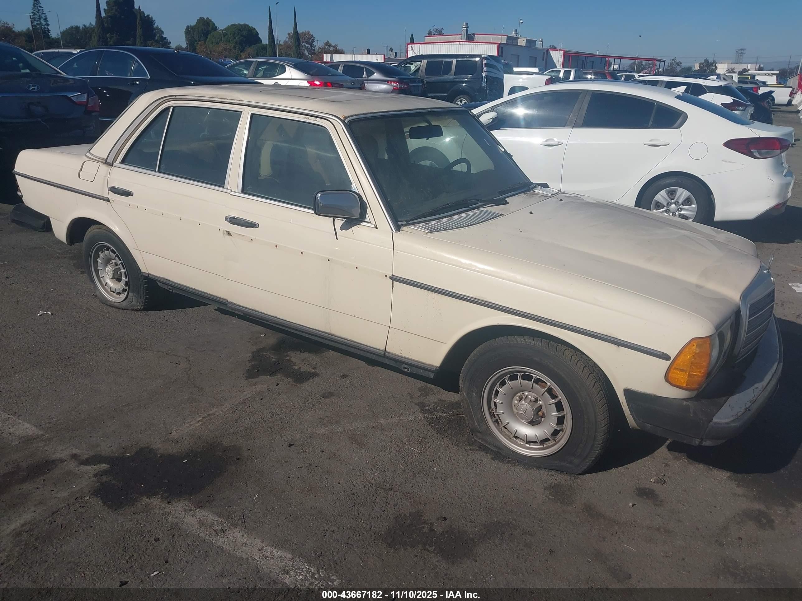 1982 Mercedes-benz 300 Dt White vin: WDBAB33A5CB001513