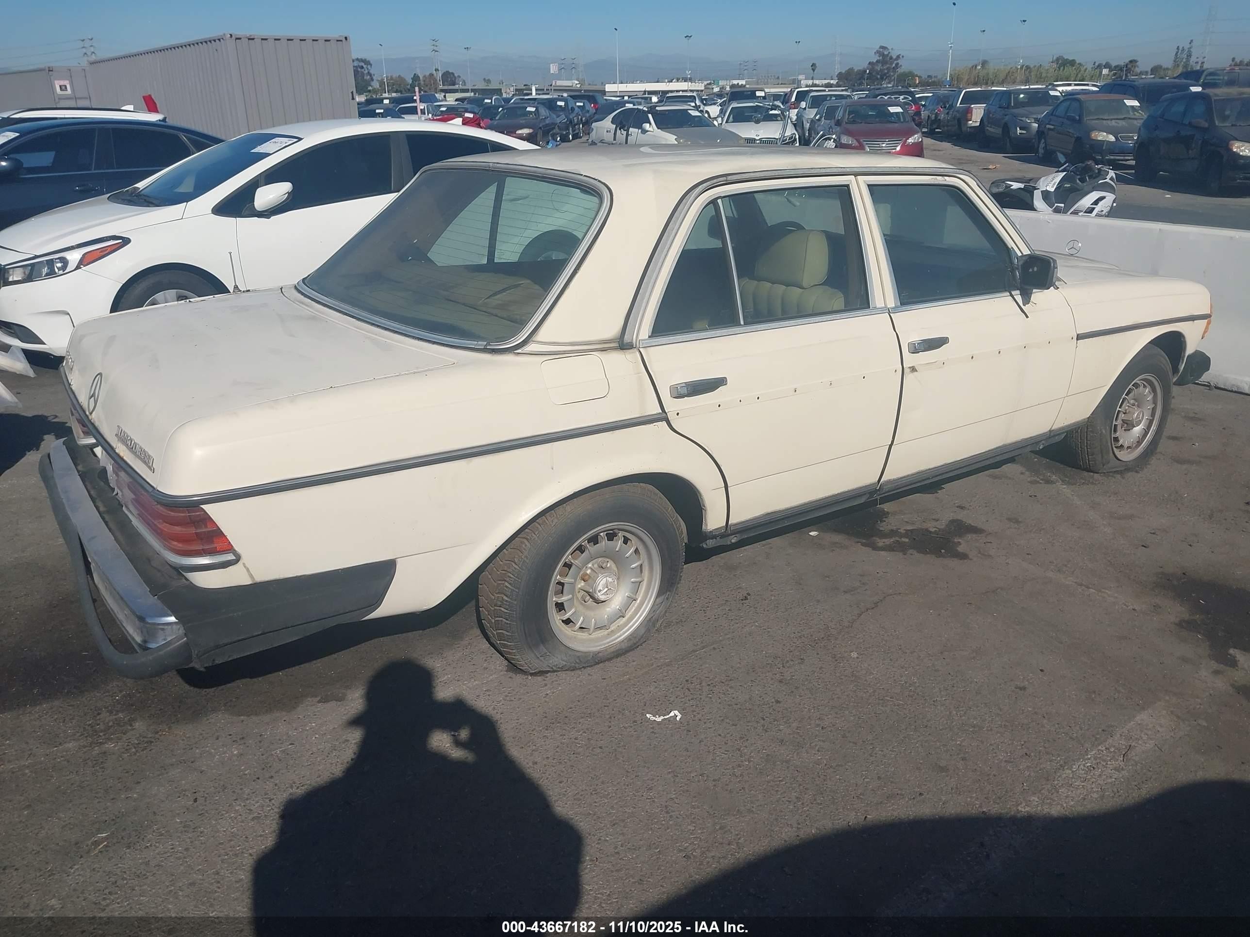 1982 Mercedes-benz 300 Dt White vin: WDBAB33A5CB001513