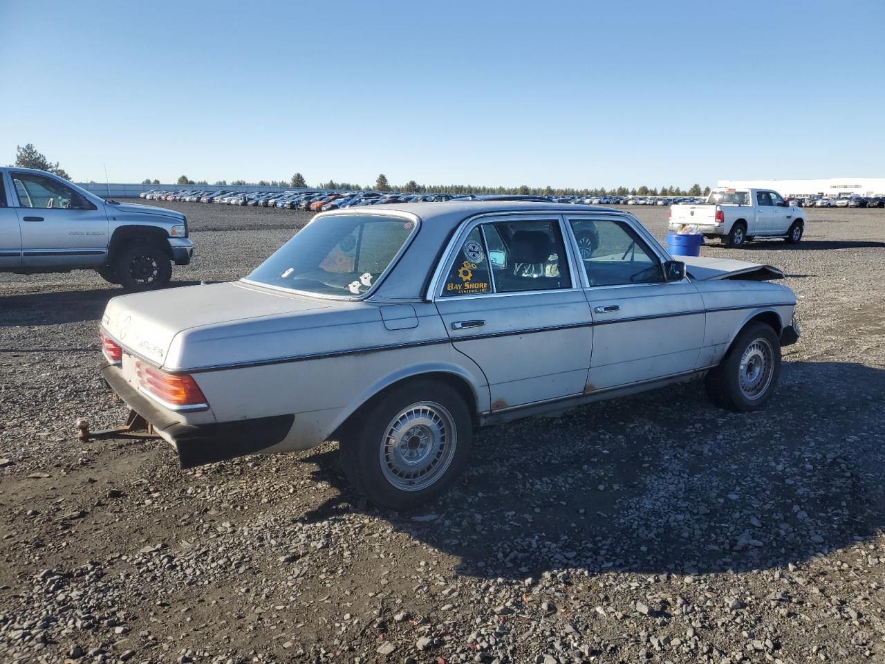 1983 Mercedes-benz 300 Dt Silver vin: WDBAB33A5DB024470