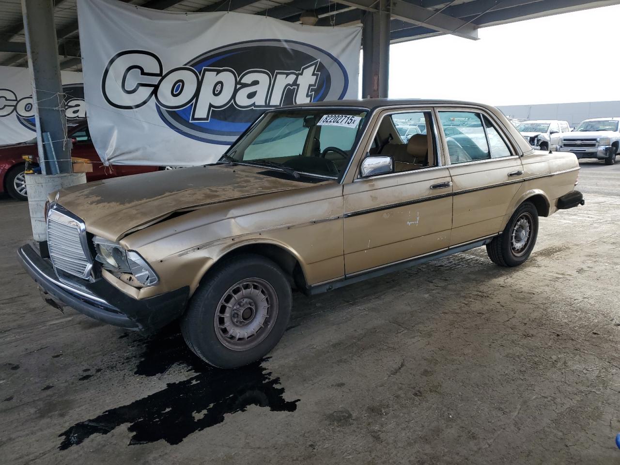 1983 Mercedes-benz 300 Dt Gold vin: WDBAB33A7DB025362