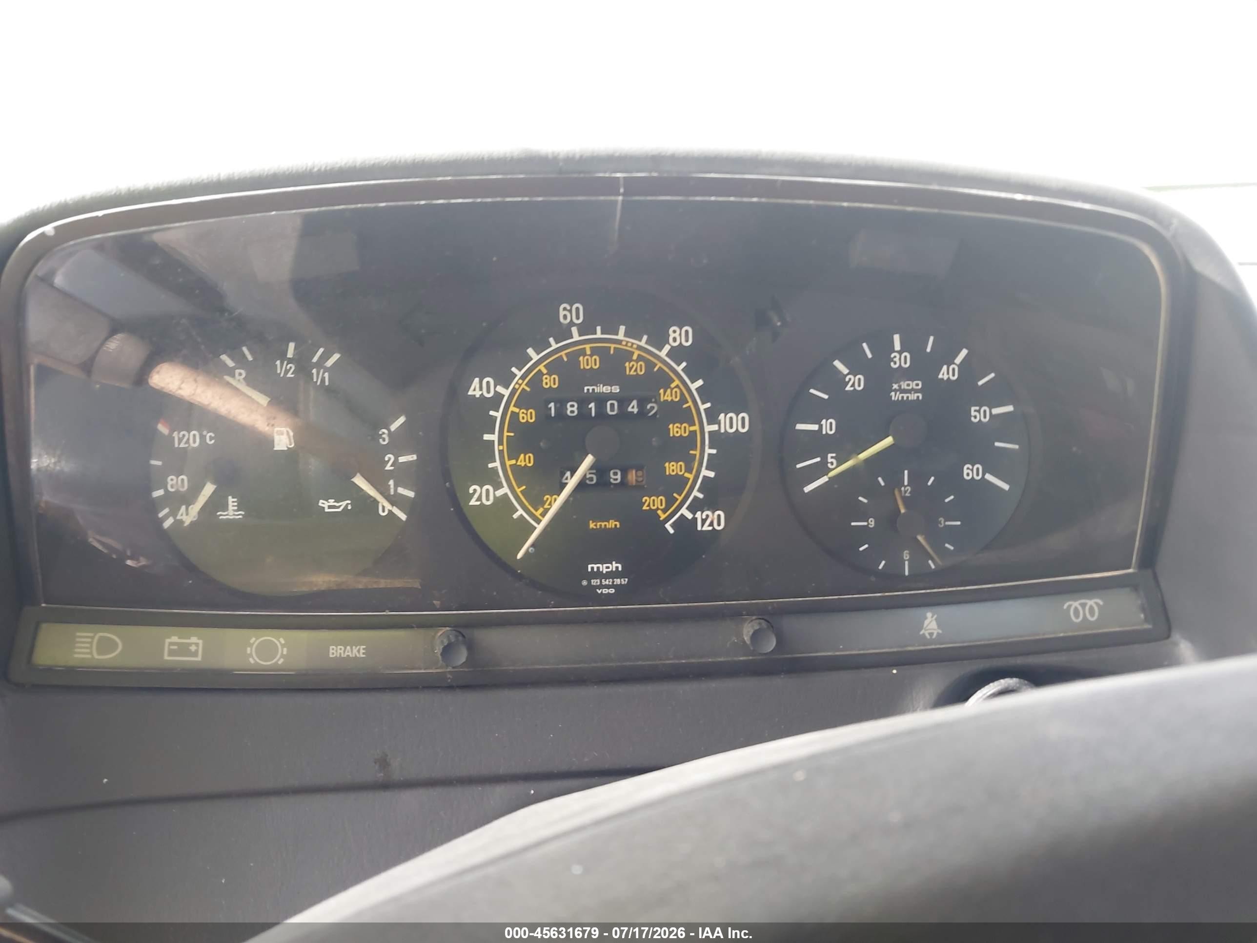 1984 Mercedes-benz 300 Dt Blue vin: WDBAB33A7EA060975