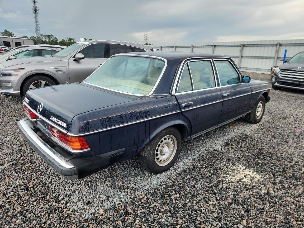 1983 Mercedes-benz 300 Dt Black vin: WDBAB33A8DB018940
