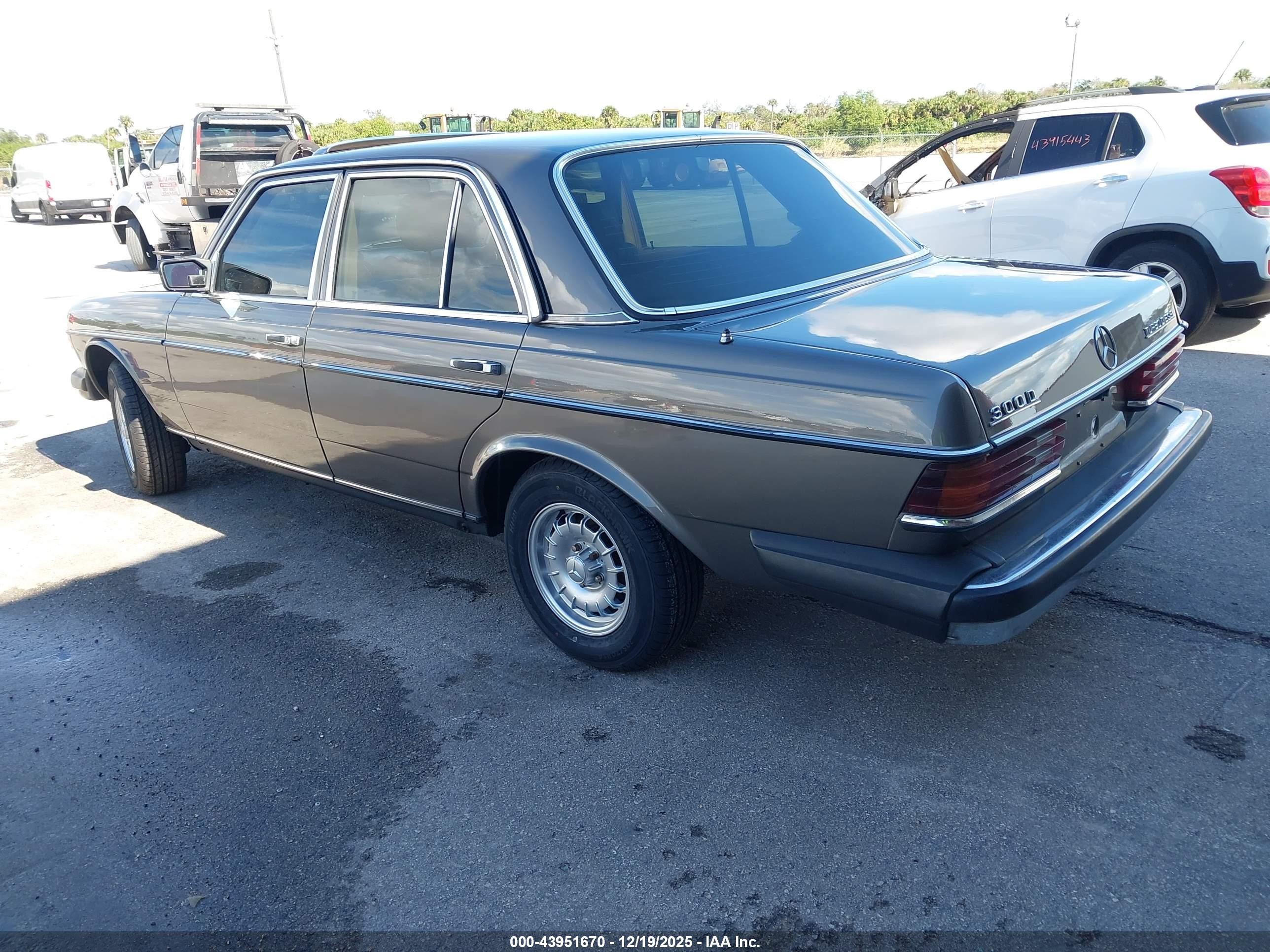 1983 Mercedes-benz 300 Dt Коричневый vin: WDBAB33A9DB030997