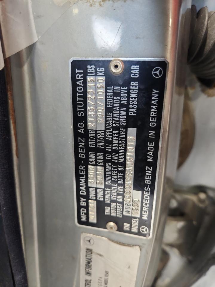 1984 Mercedes-benz 300 Dt Gray vin: WDBAB33A9EA091015