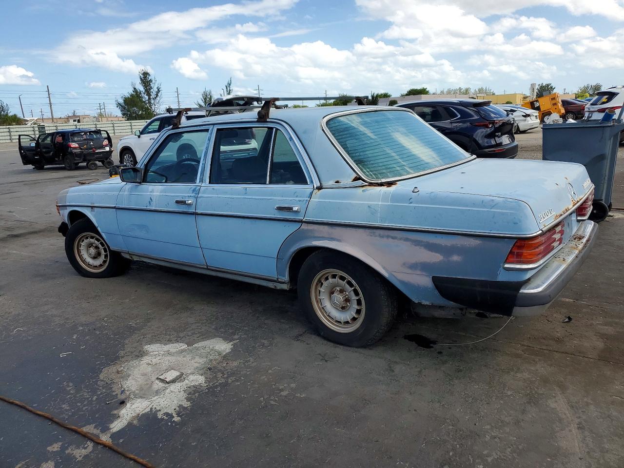 1982 Mercedes-benz 300 Dt Blue vin: WDBAB33AXCB015519