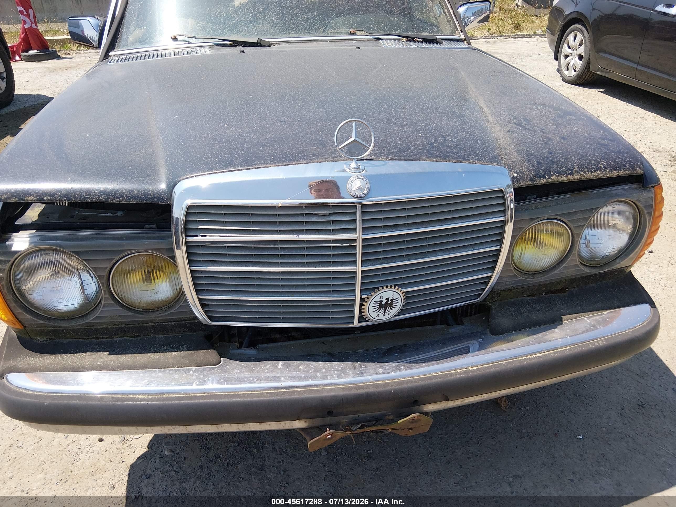 1985 Mercedes-benz 300 Dt Black vin: WDBAB33C1FA235711