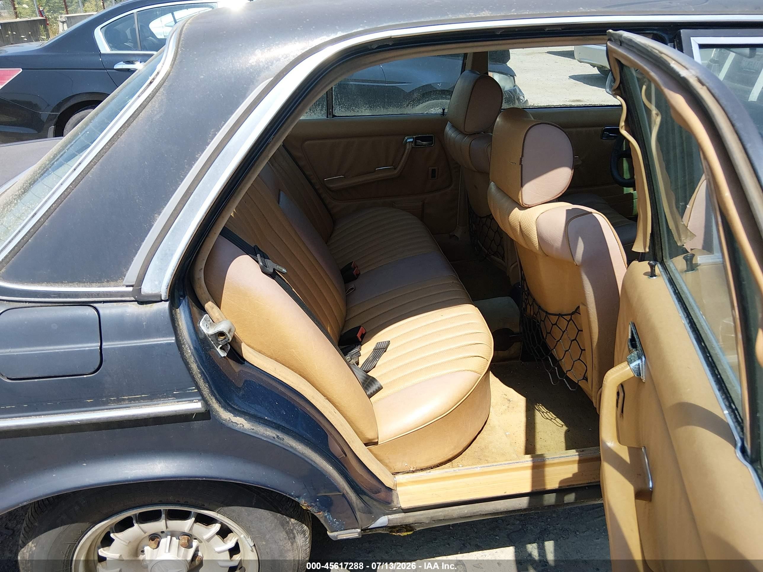 1985 Mercedes-benz 300 Dt Black vin: WDBAB33C1FA235711