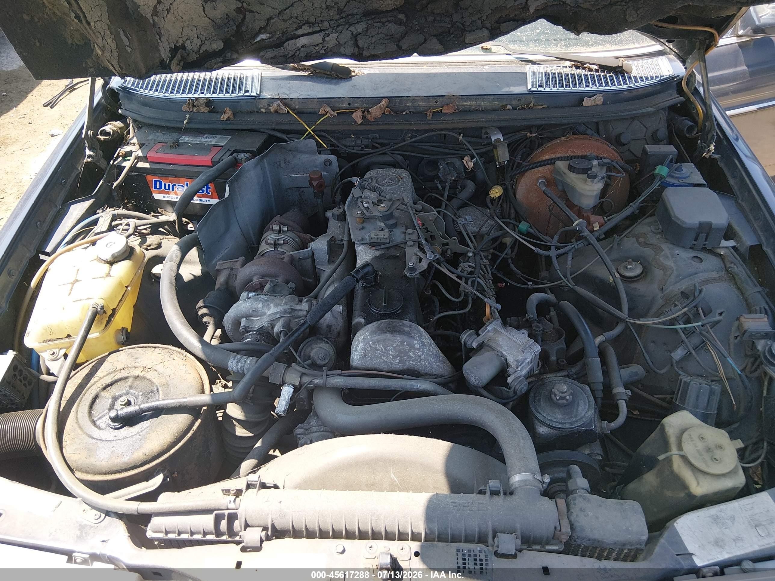 1985 Mercedes-benz 300 Dt Black vin: WDBAB33C1FA235711