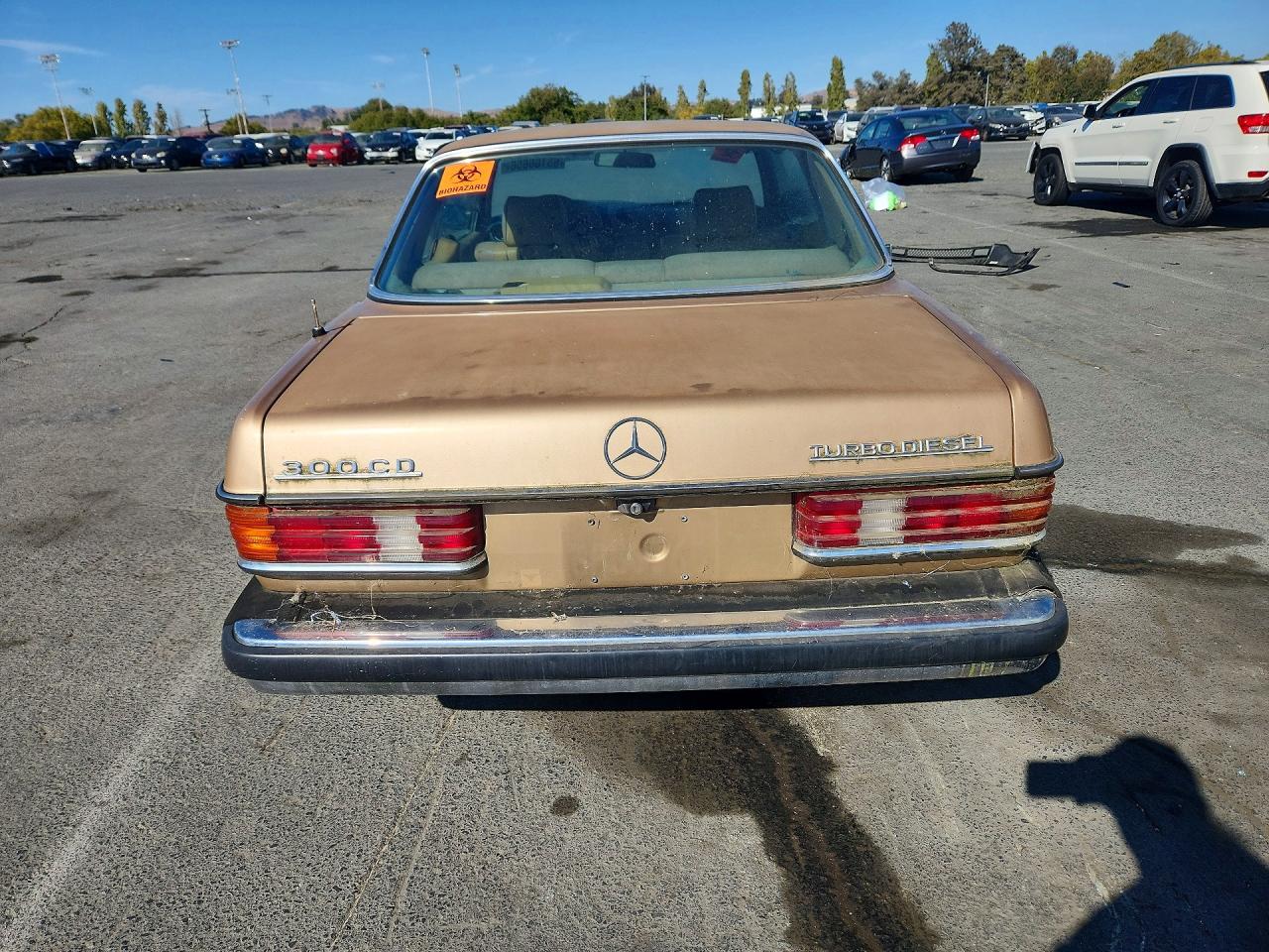 1984 Mercedes-benz 300 Cdt Gold vin: WDBAB53A4EA119962