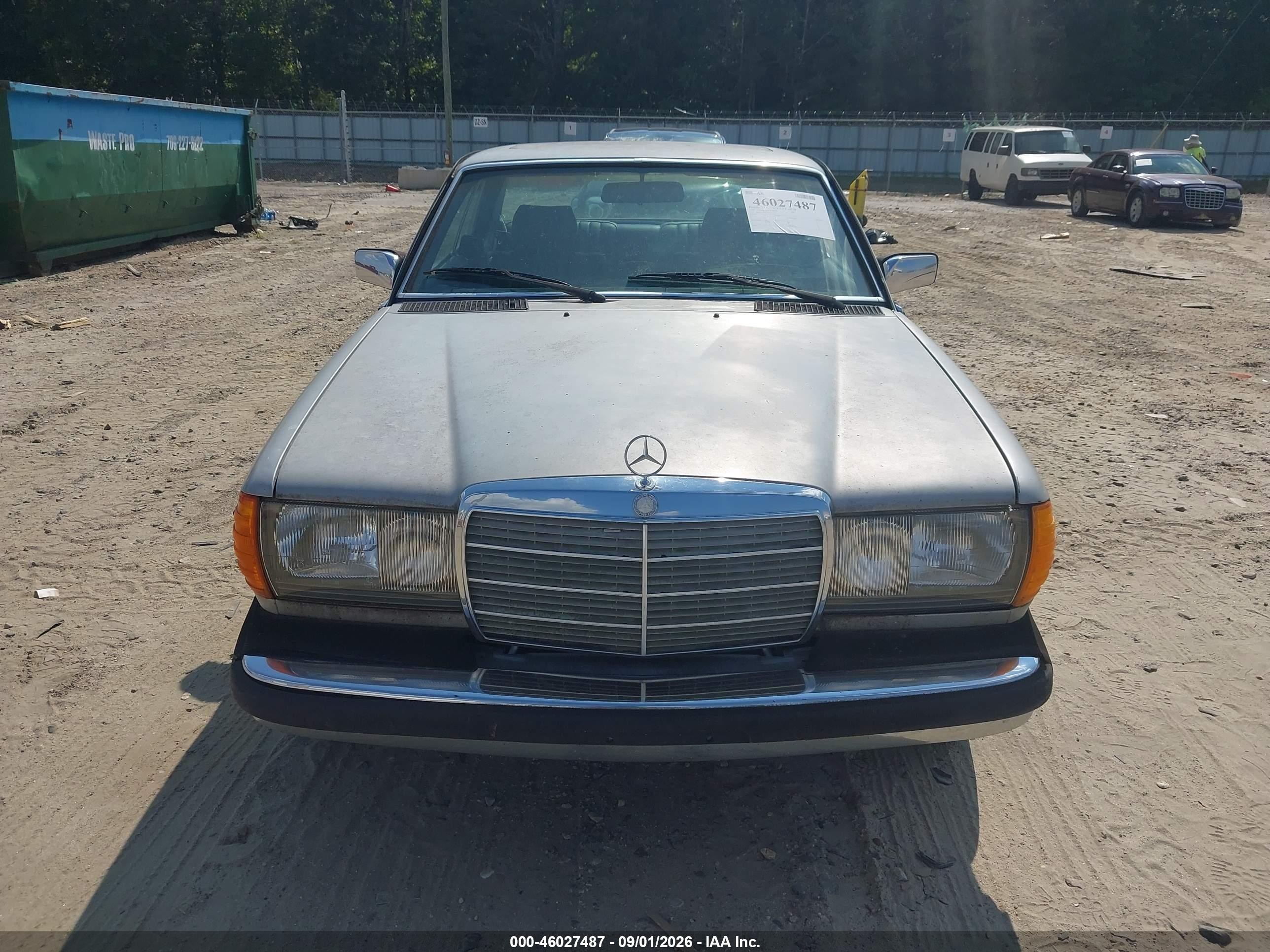 1985 Mercedes-benz 300 Cdt Silver vin: WDBAB53A5FA245314