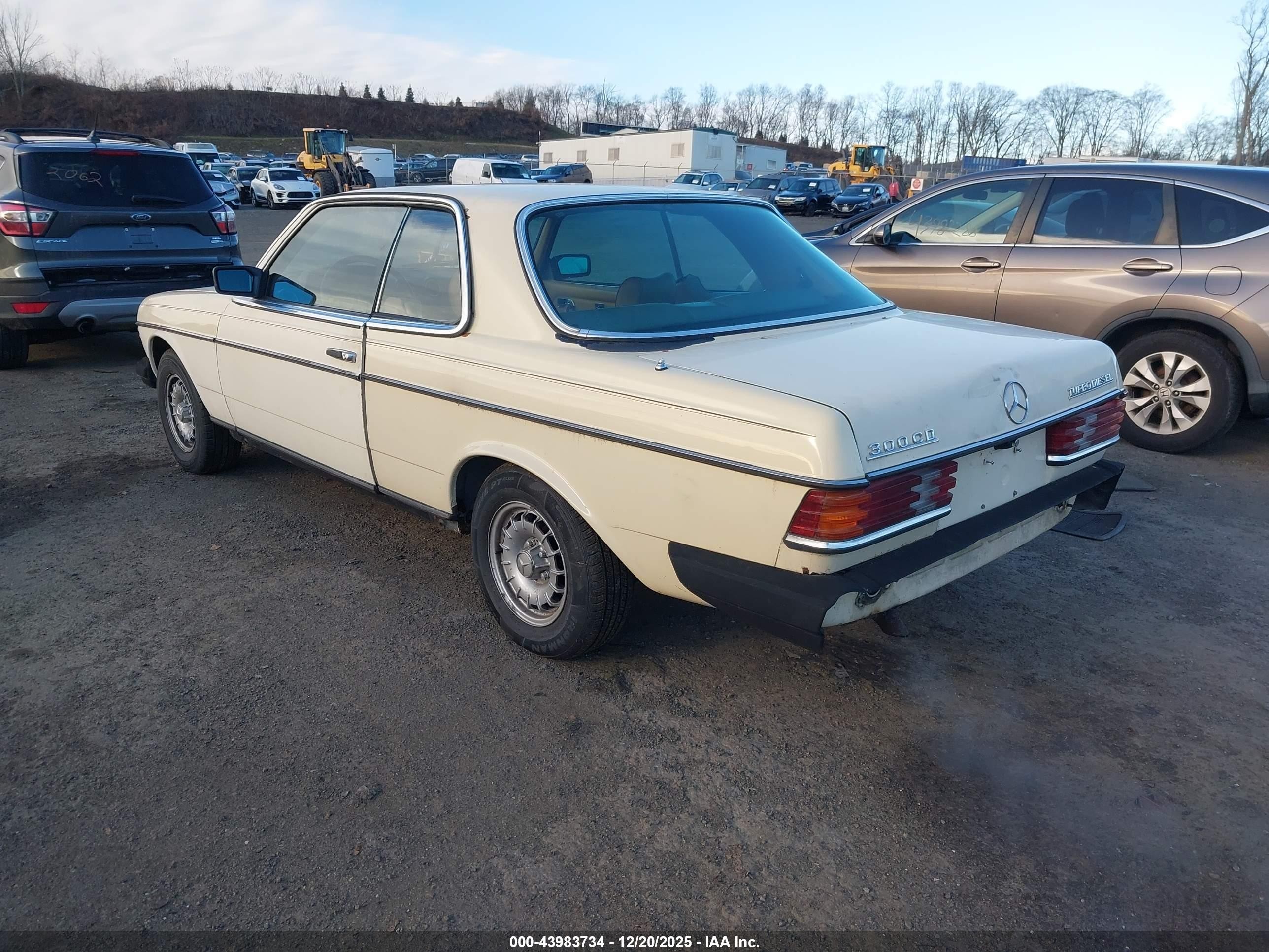 1984 Mercedes-benz 300 Cdt Бежевый vin: WDBAB53A7EA105876