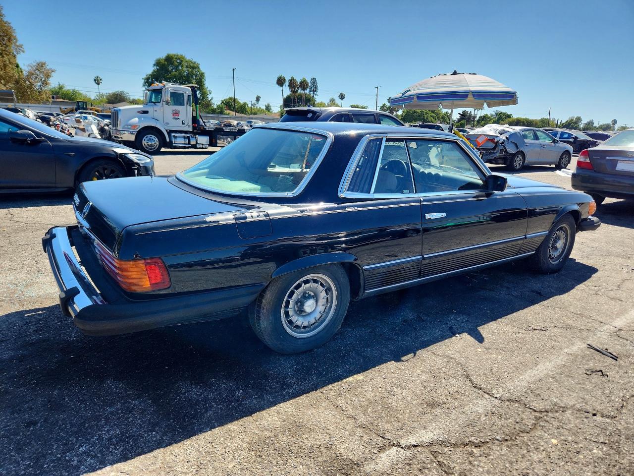1981 Mercedes-benz 380 Slc Черный vin: WDBBA25A9BB001236