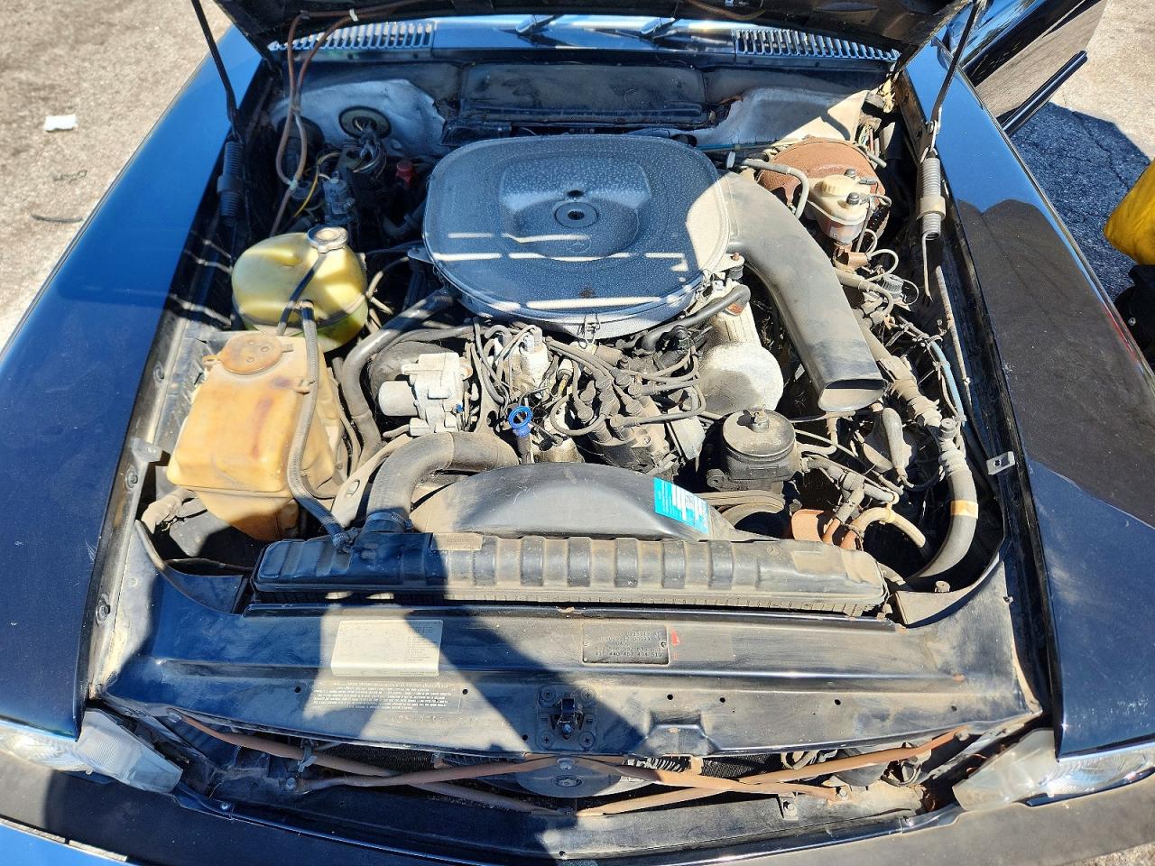 1981 Mercedes-benz 380 Slc Черный vin: WDBBA25A9BB001236