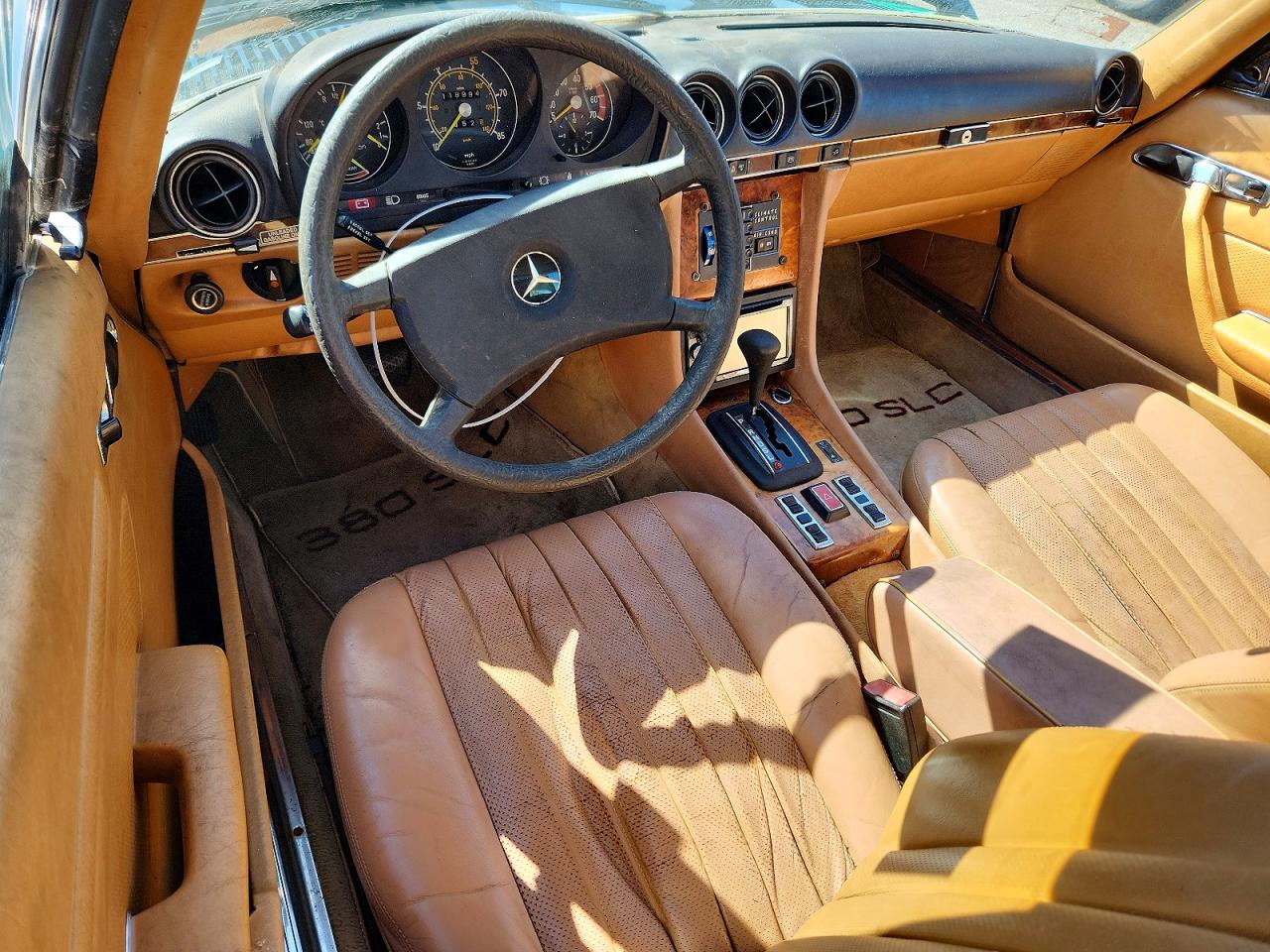 1981 Mercedes-benz 380 Slc Черный vin: WDBBA25A9BB001236