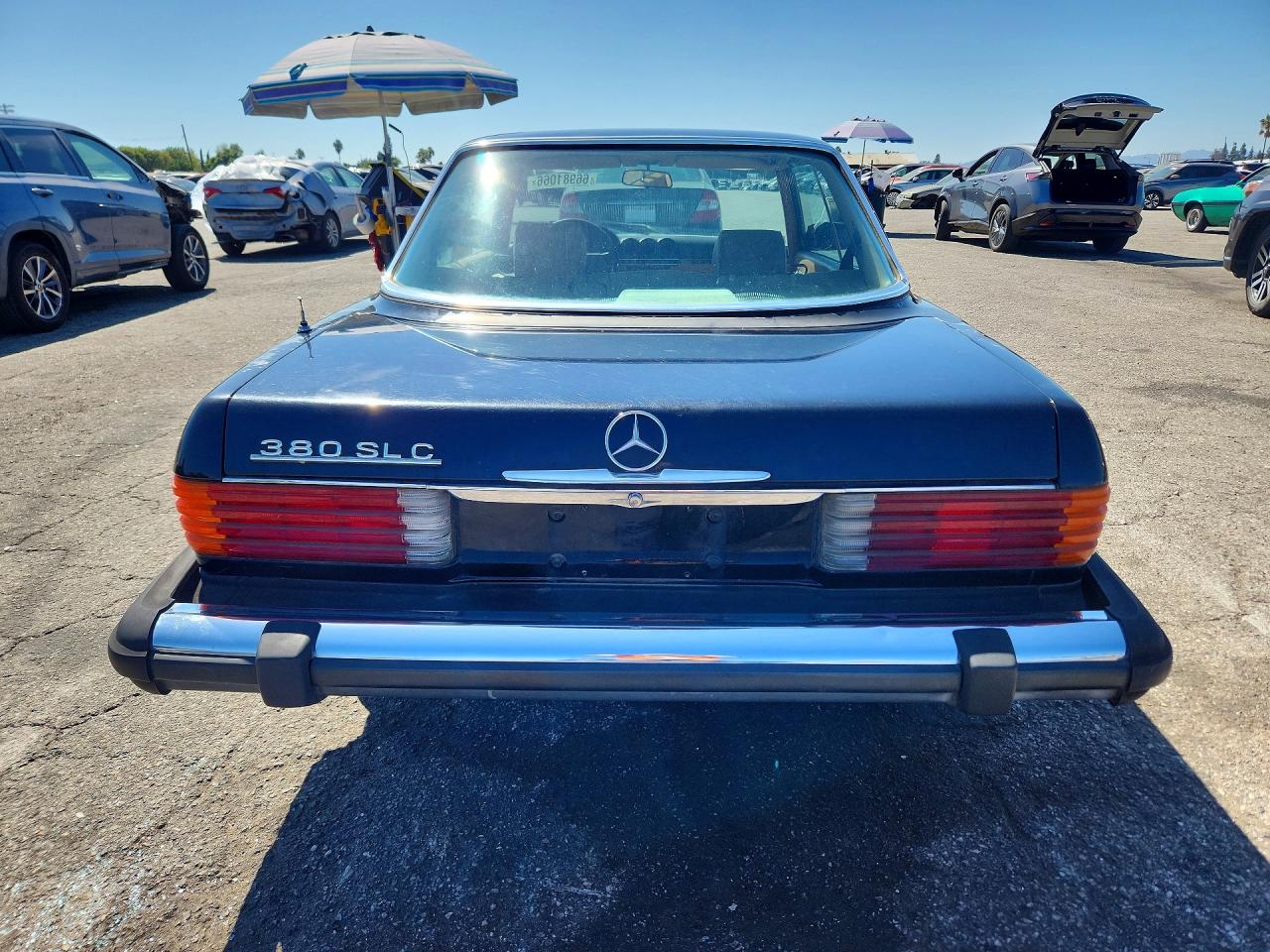 1981 Mercedes-benz 380 Slc Черный vin: WDBBA25A9BB001236