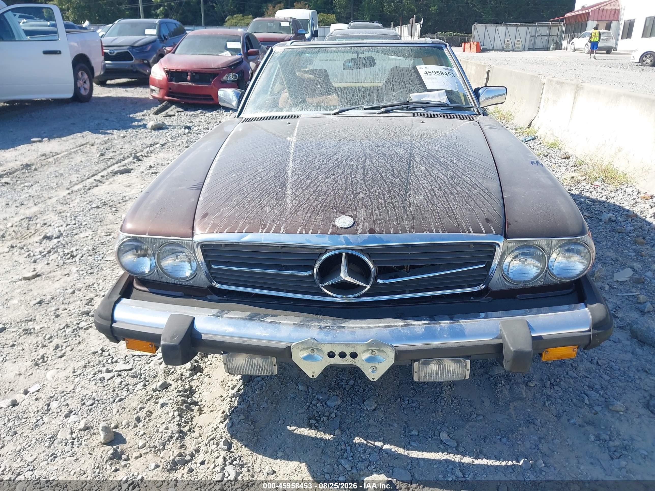1982 Mercedes-benz 380 Sl Brown vin: WDBBA45A0CB011828