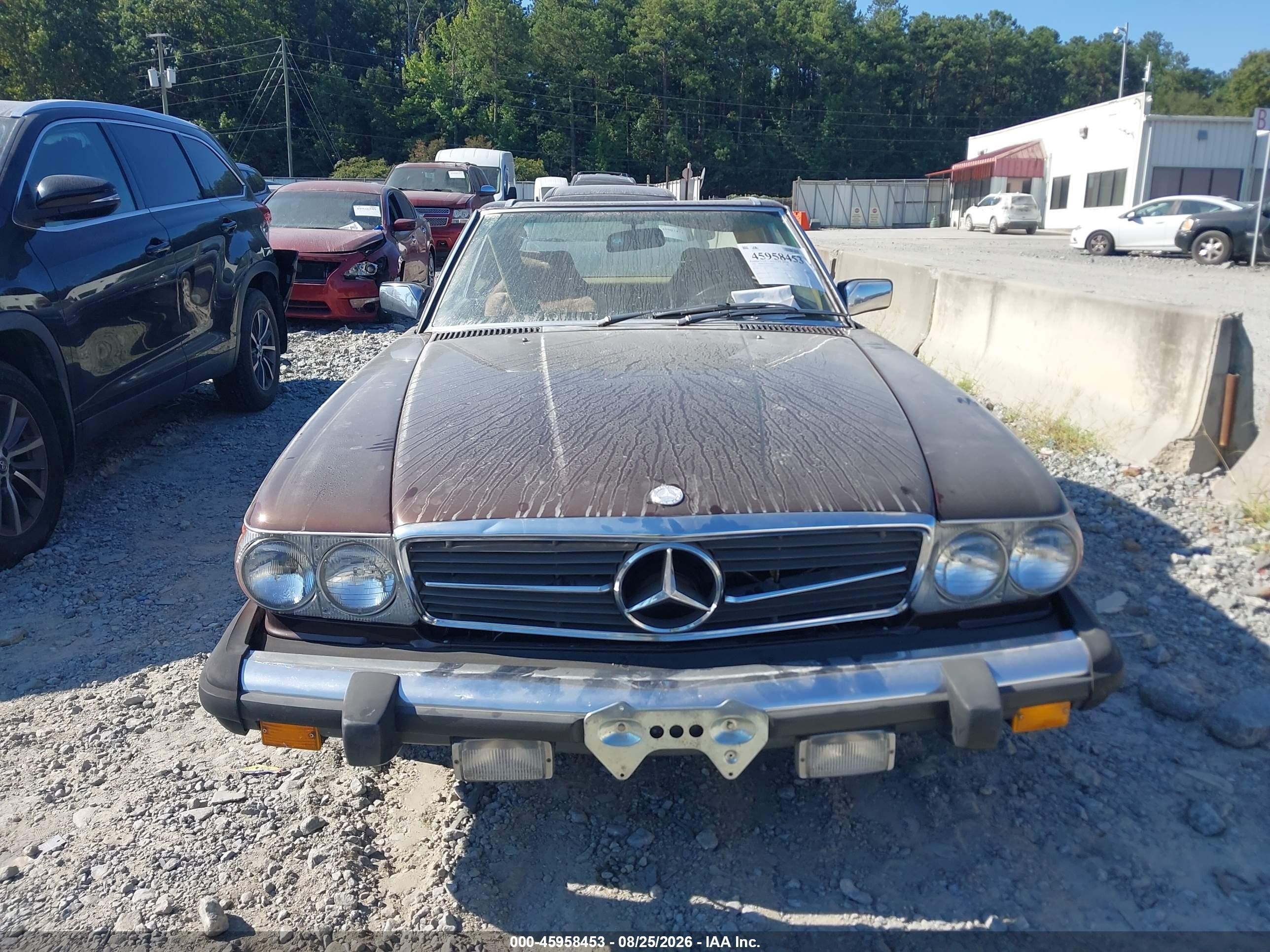 1982 Mercedes-benz 380 Sl Brown vin: WDBBA45A0CB011828