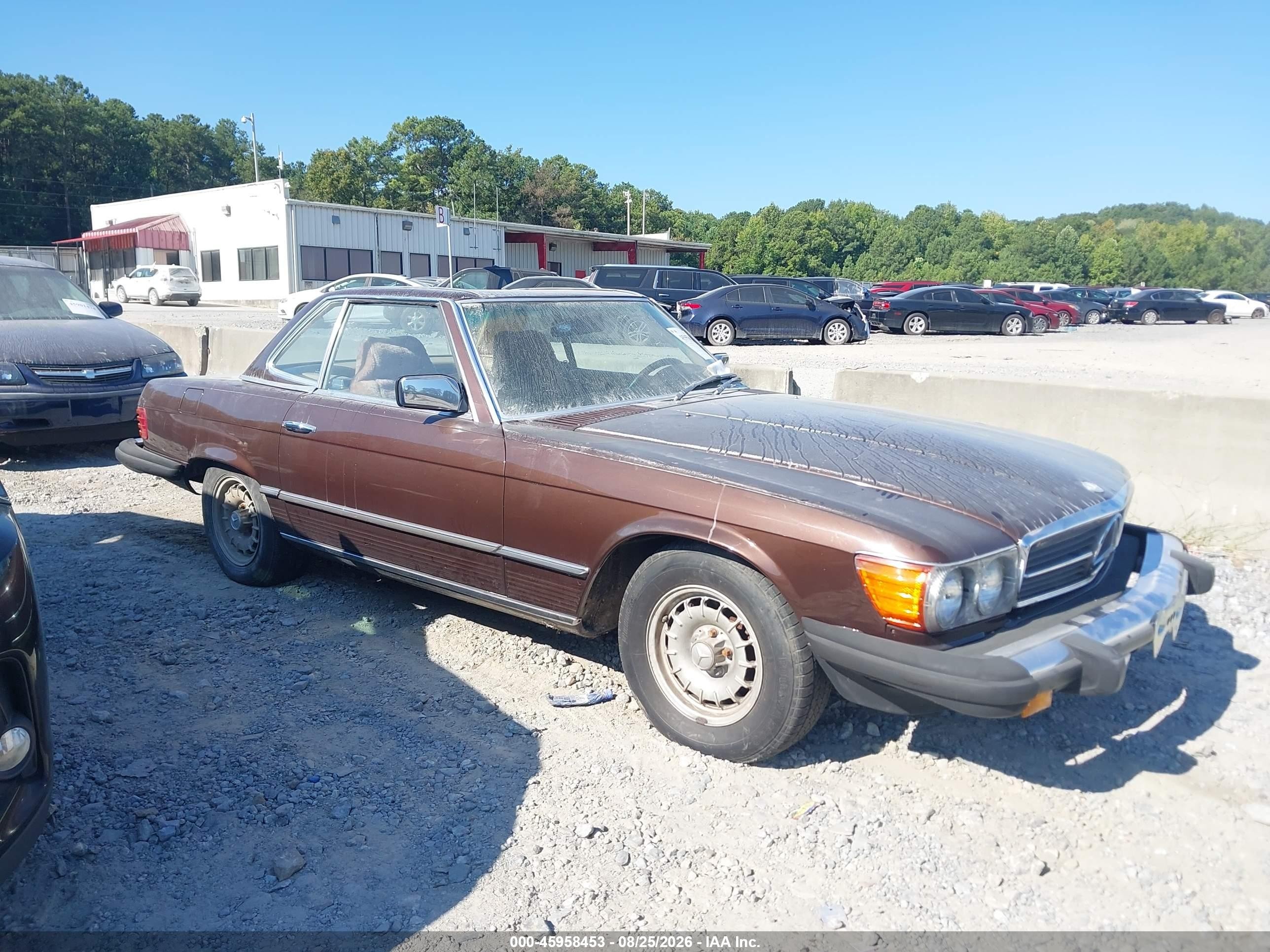 1982 Mercedes-benz 380 Sl Brown vin: WDBBA45A0CB011828