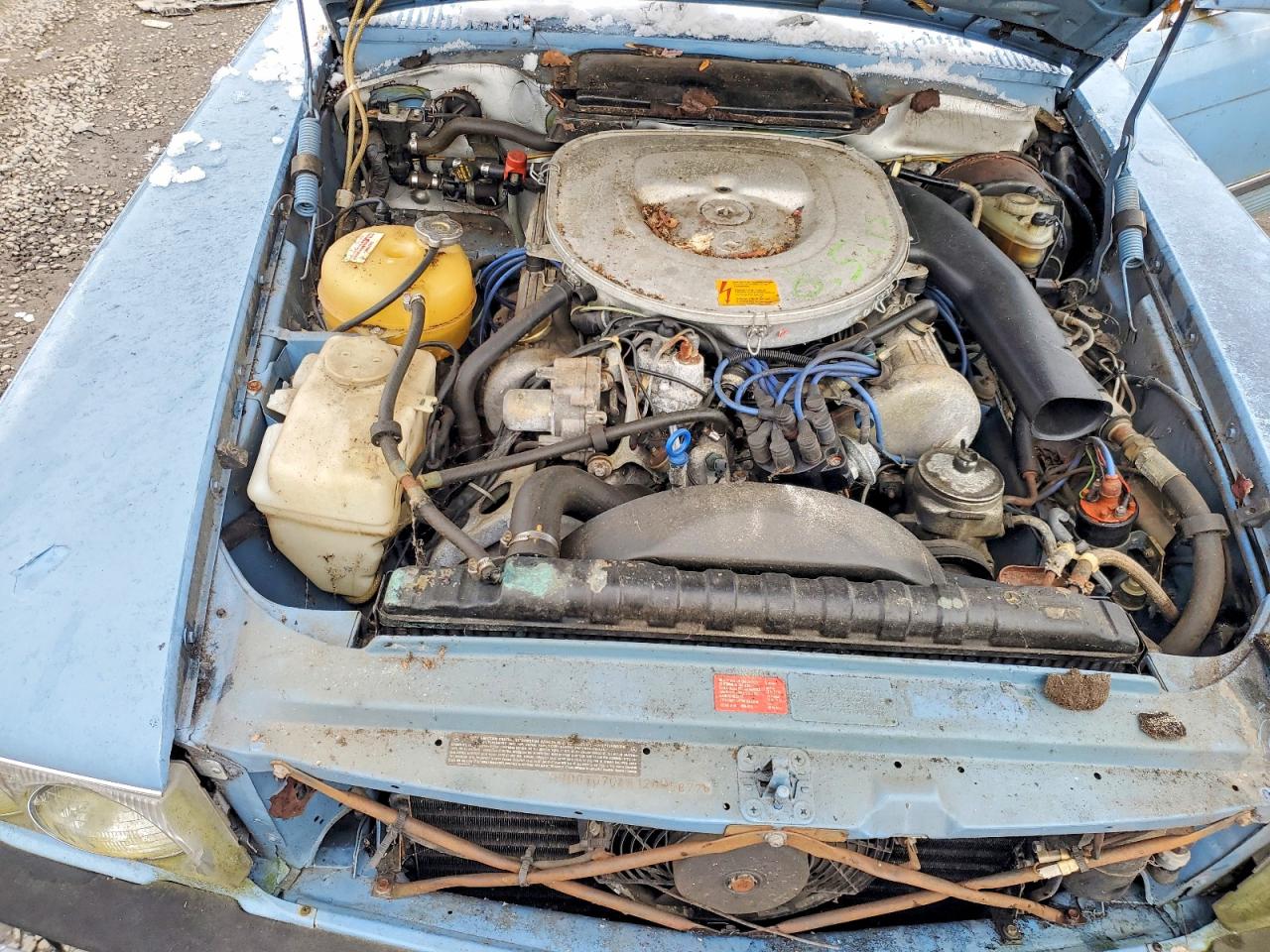 1982 Mercedes-benz 380 Sl Blue vin: WDBBA45A0CB015877
