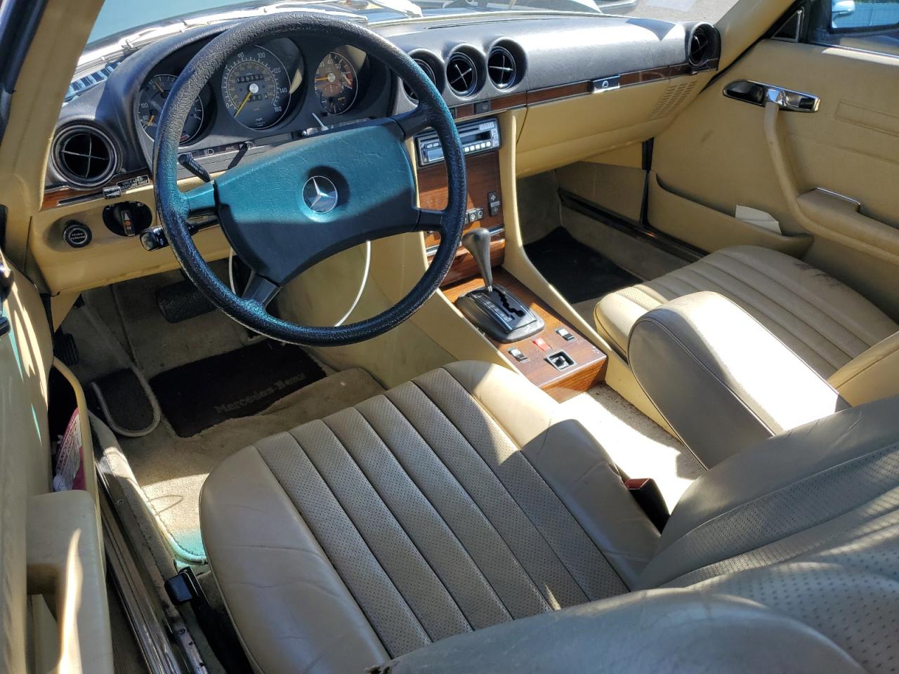1983 Mercedes-benz 380 Sl Turquoise vin: WDBBA45A0DB027495