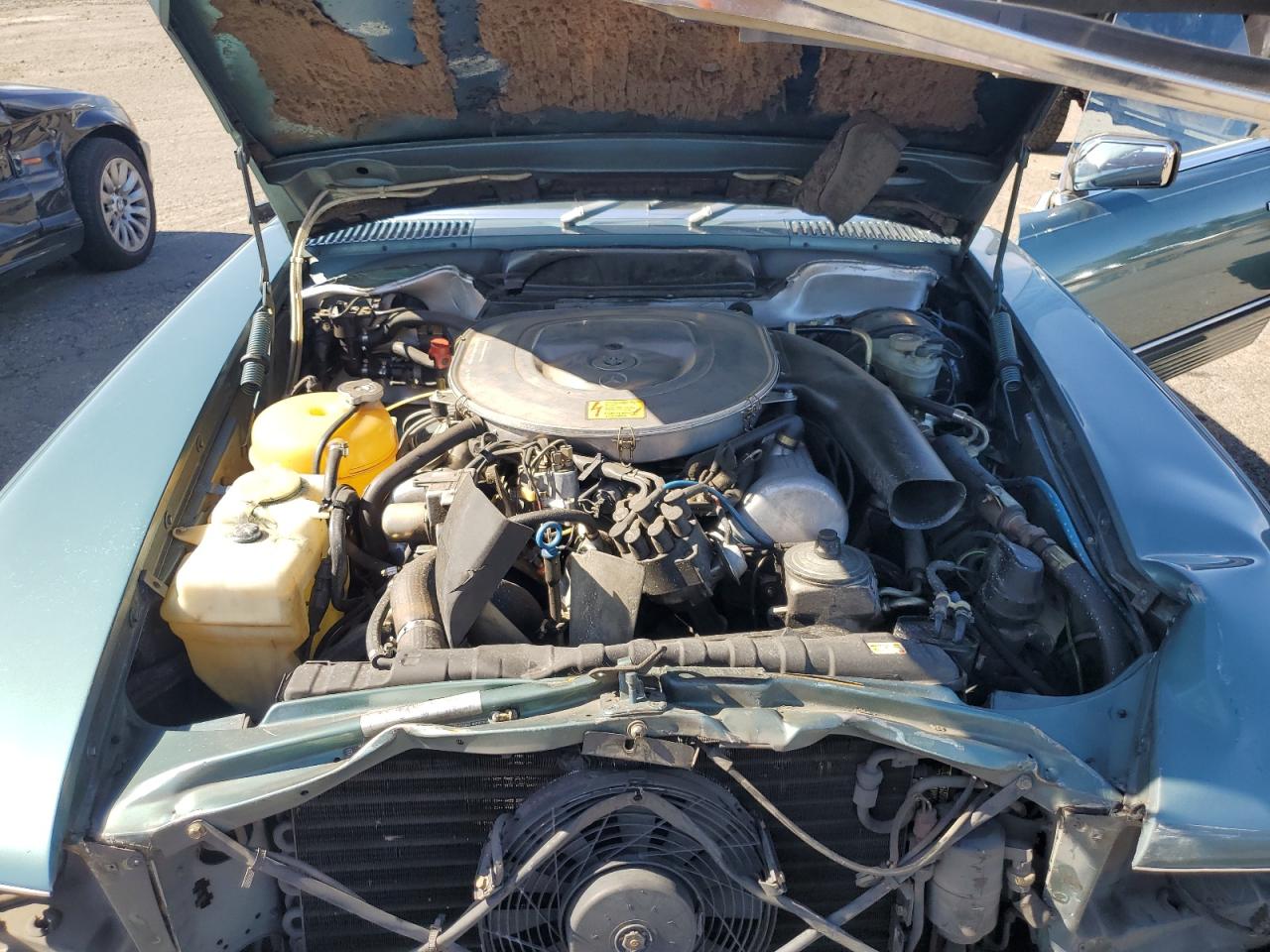 1983 Mercedes-benz 380 Sl Turquoise vin: WDBBA45A0DB027495