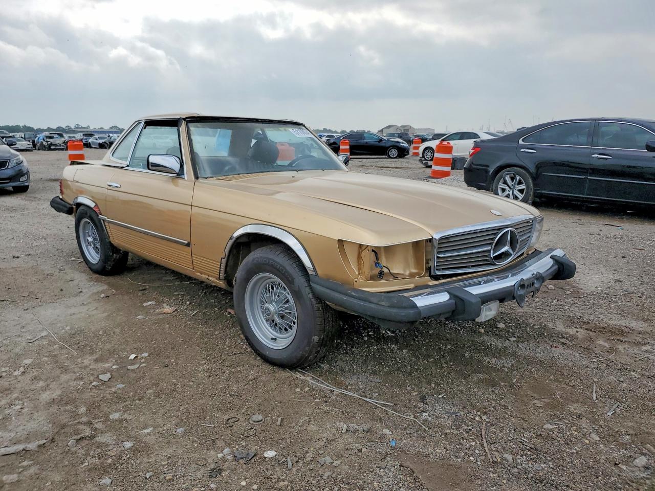 1982 Mercedes-benz 380 Sl Tan vin: WDBBA45A1CB013040