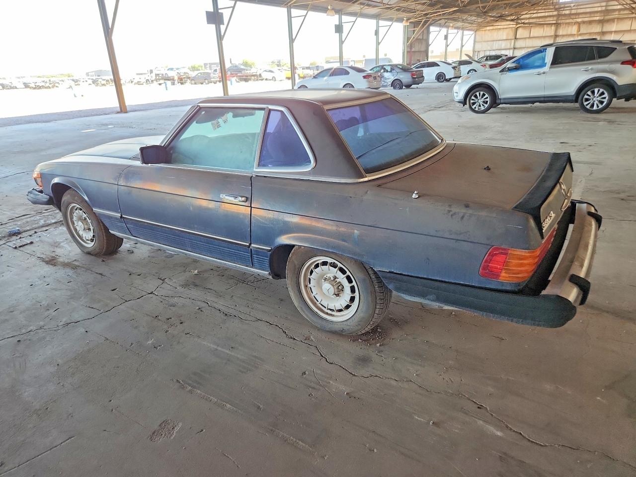1983 Mercedes-benz 380 Sl Blue vin: WDBBA45A1DB022158