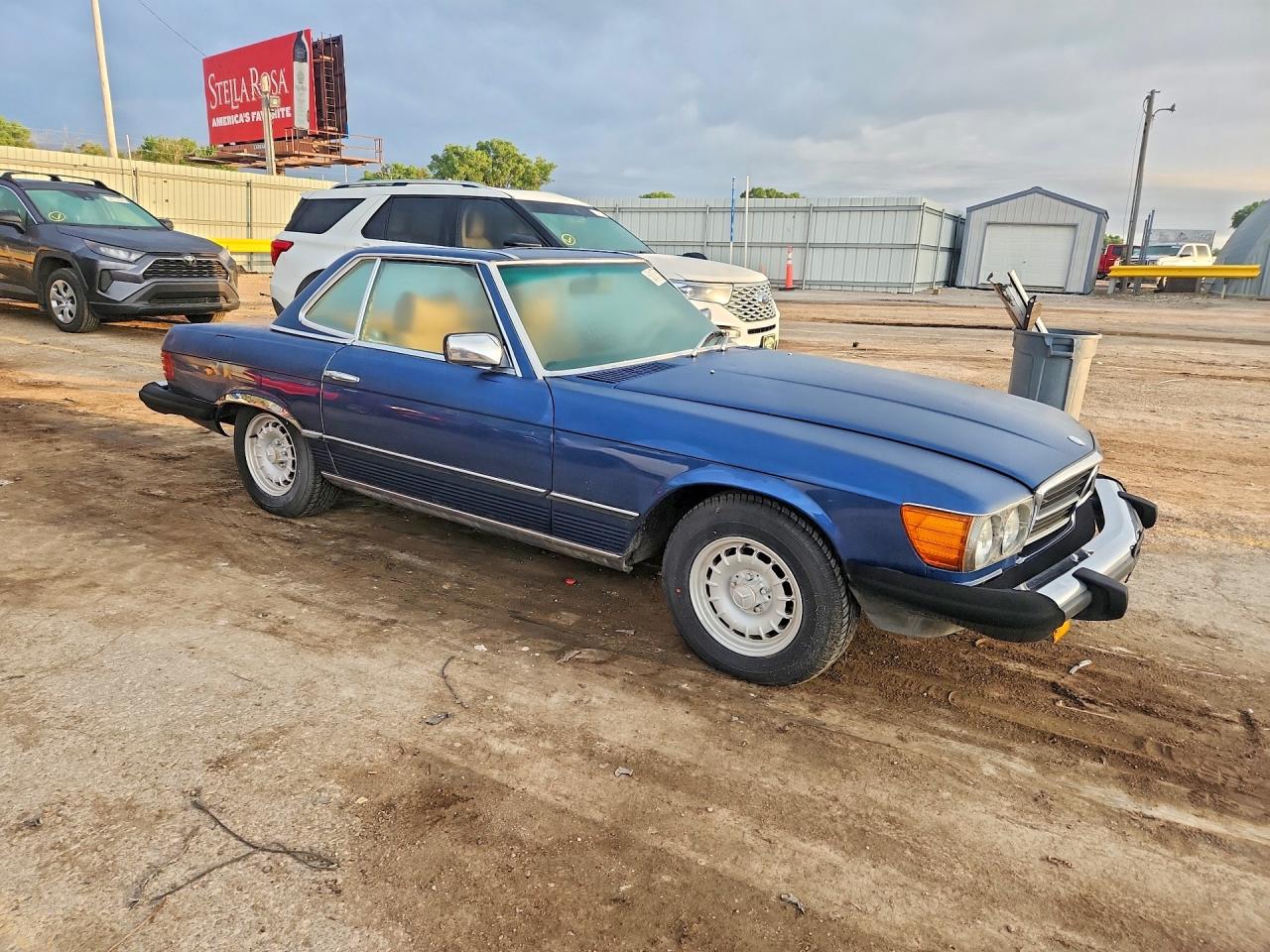 1984 Mercedes-benz 380 Sl Синий vin: WDBBA45A1EA001527