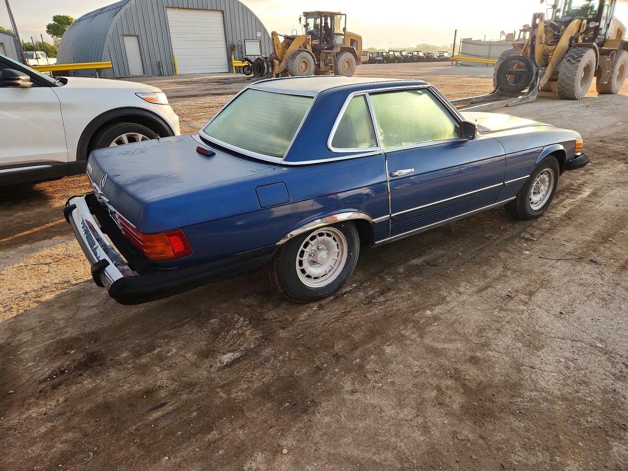 1984 Mercedes-benz 380 Sl Синий vin: WDBBA45A1EA001527