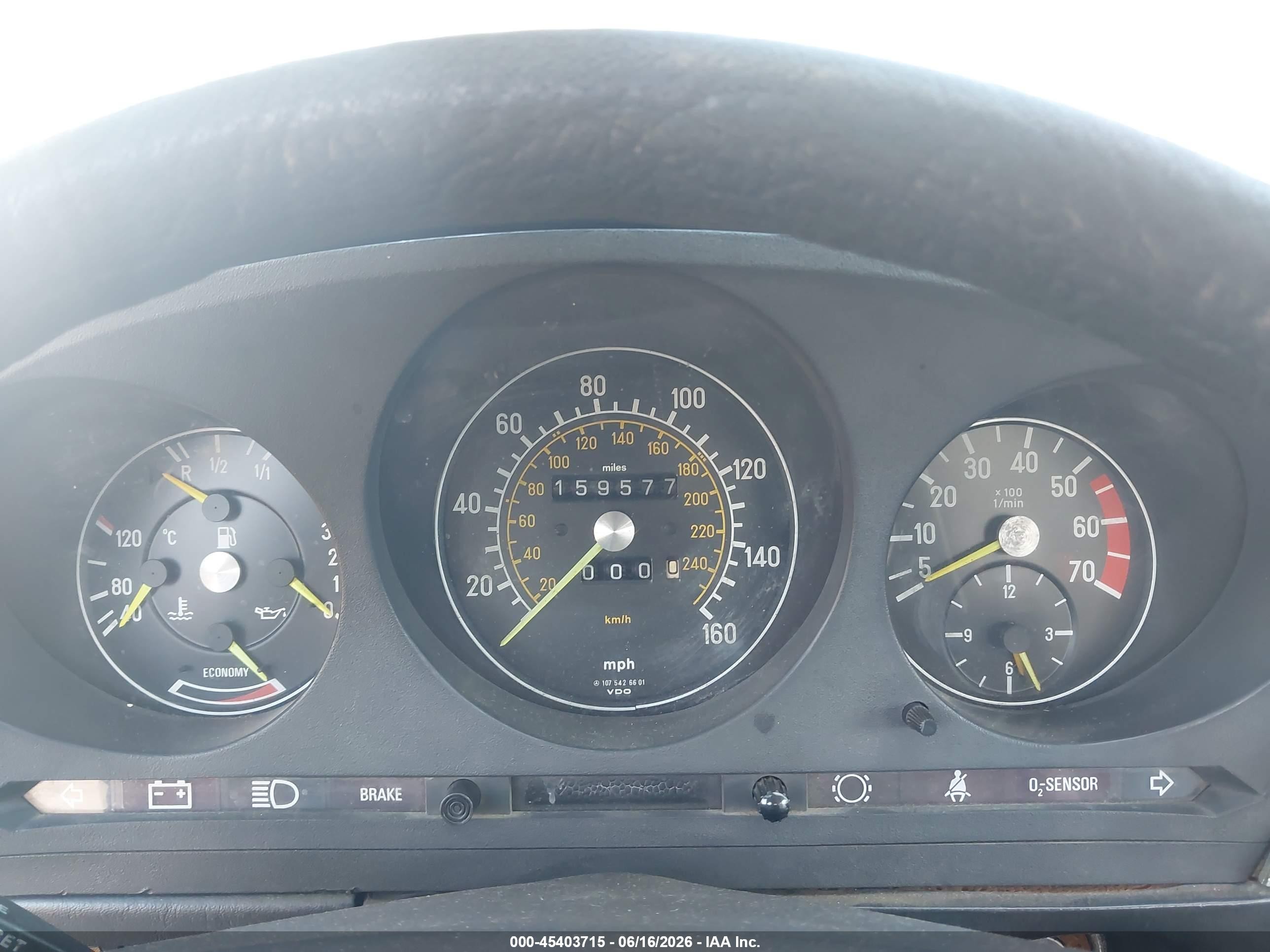 1982 Mercedes-benz 380 Sl Черный vin: WDBBA45A2CB018893