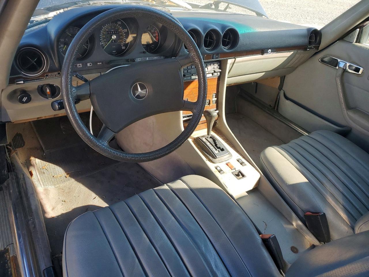 1983 Mercedes-benz 380 Sl Blue vin: WDBBA45A3DB021979