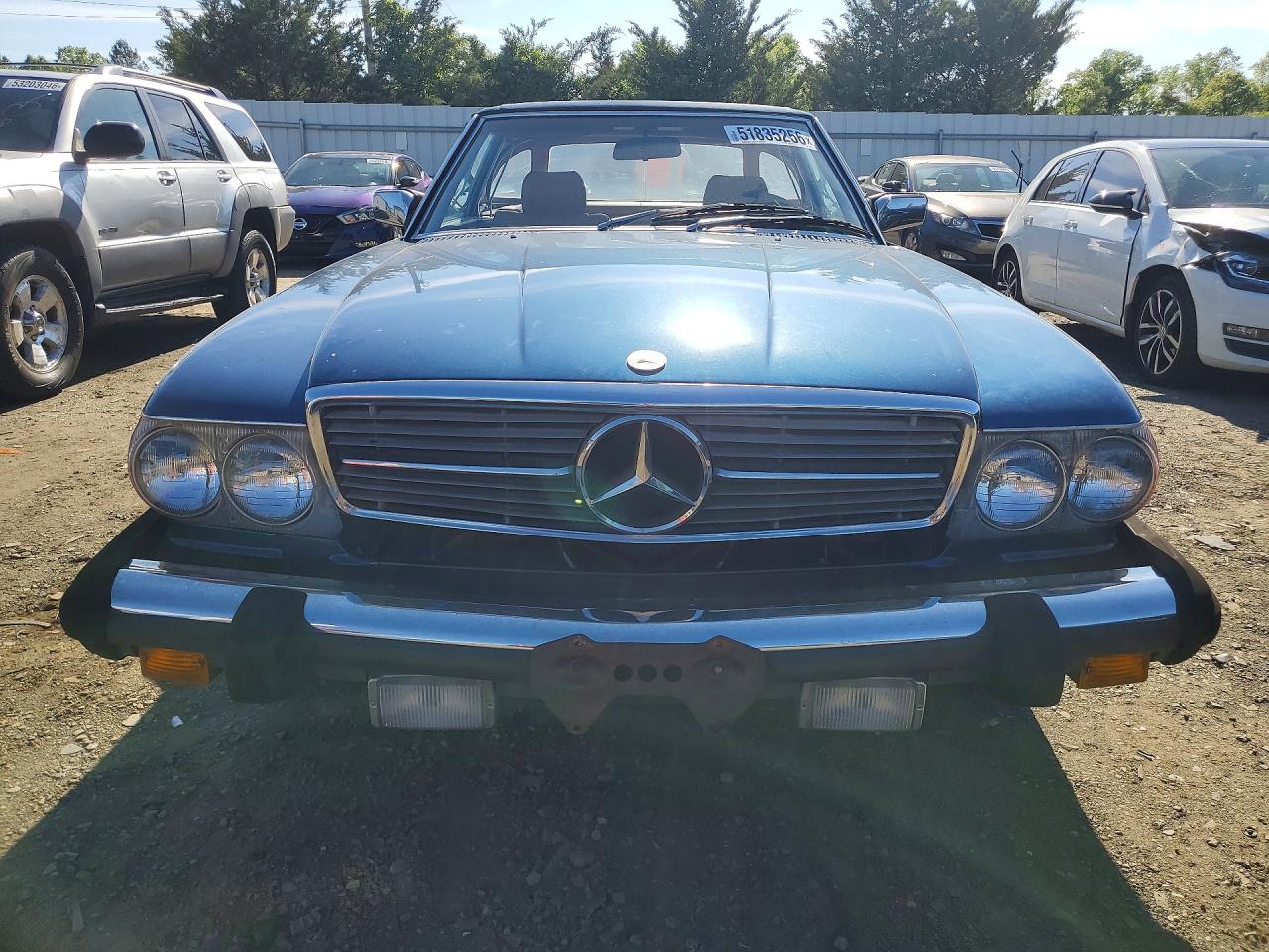 1983 Mercedes-benz 380 Sl Синий vin: WDBBA45A3DB026941