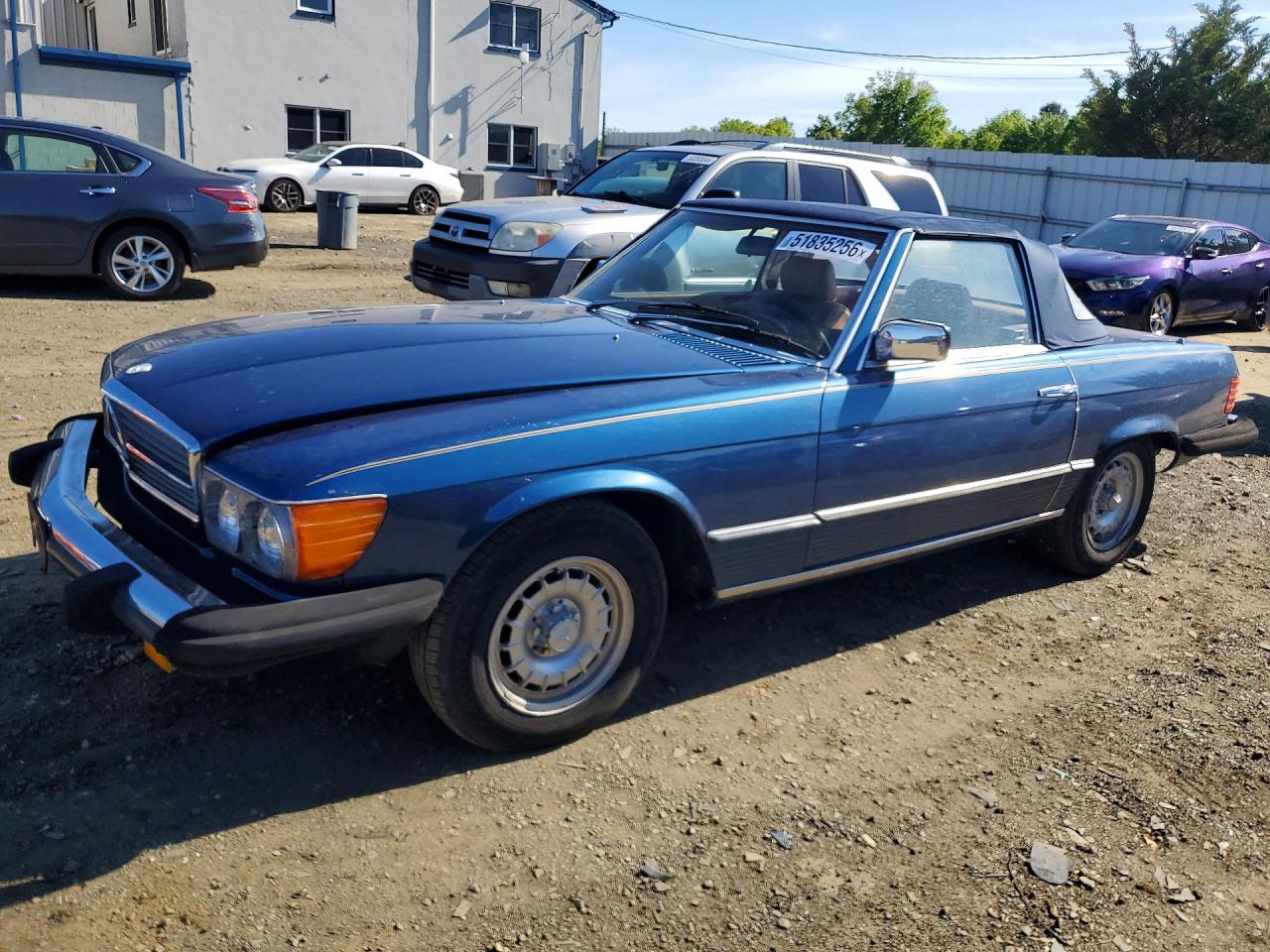 1983 Mercedes-benz 380 Sl Синий vin: WDBBA45A3DB026941