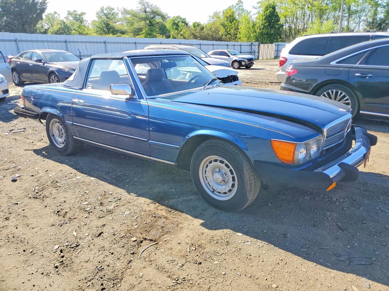 1983 Mercedes-benz 380 Sl Синий vin: WDBBA45A3DB026941