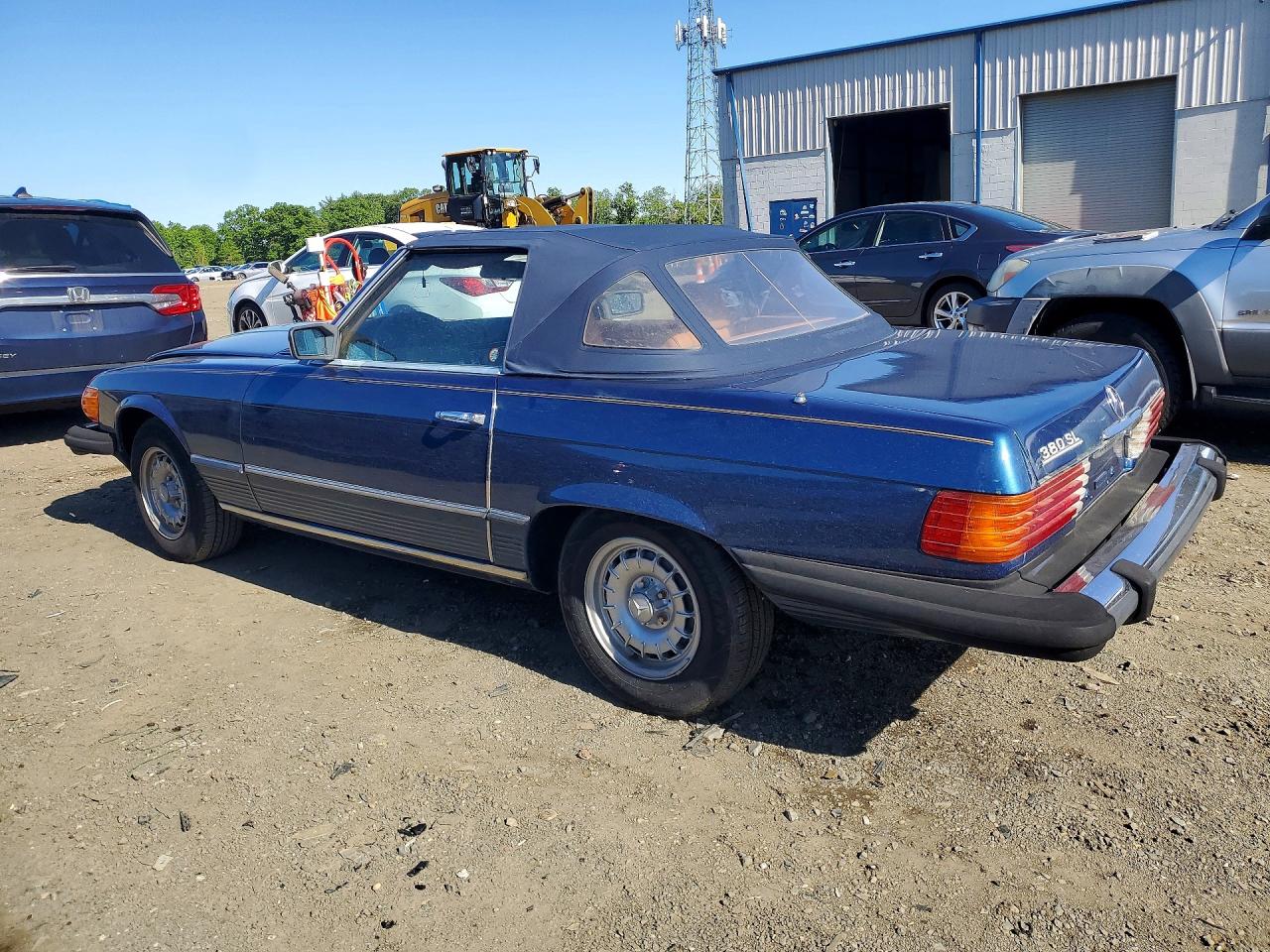 1983 Mercedes-benz 380 Sl Синий vin: WDBBA45A3DB026941