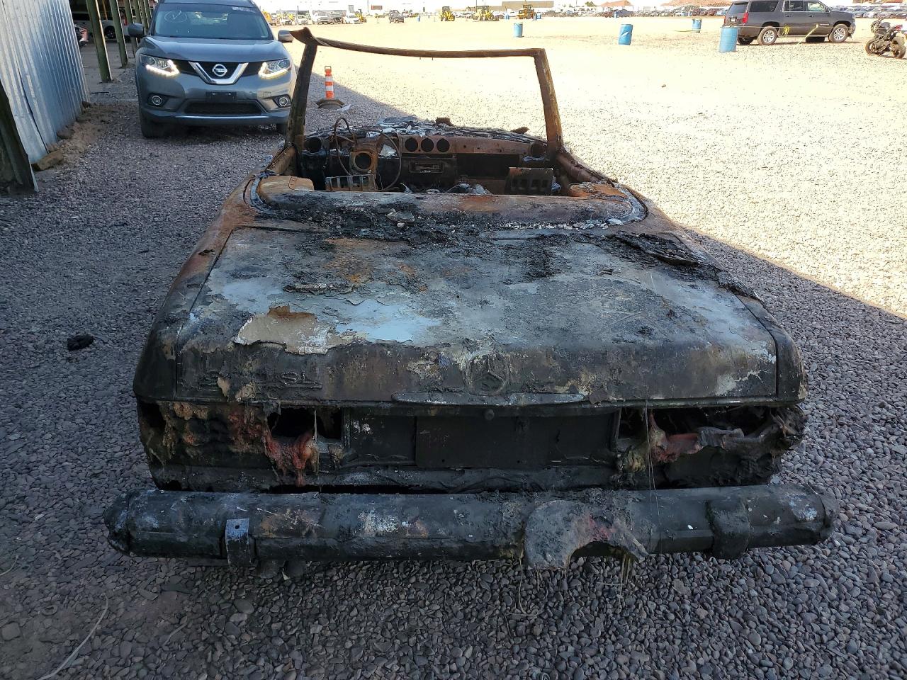 1981 Mercedes-benz 380 Sl Burn vin: WDBBA45A5BB003528
