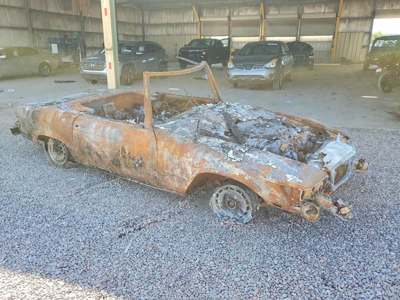 1981 Mercedes-benz 380 Sl Burn vin: WDBBA45A5BB003528