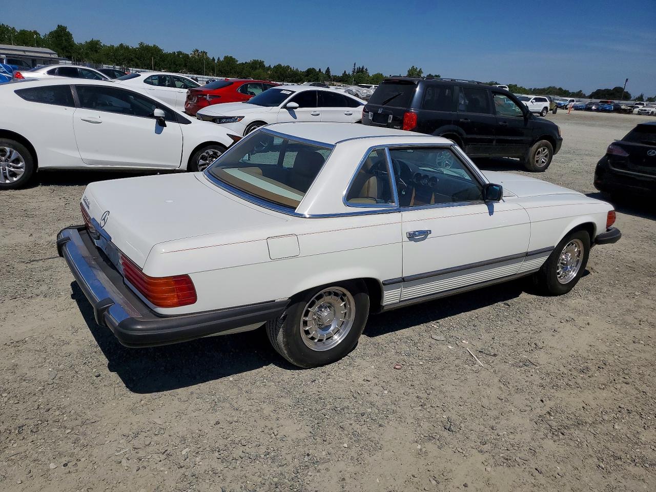 1984 Mercedes-benz 380 Sl Белый vin: WDBBA45A5EA004463