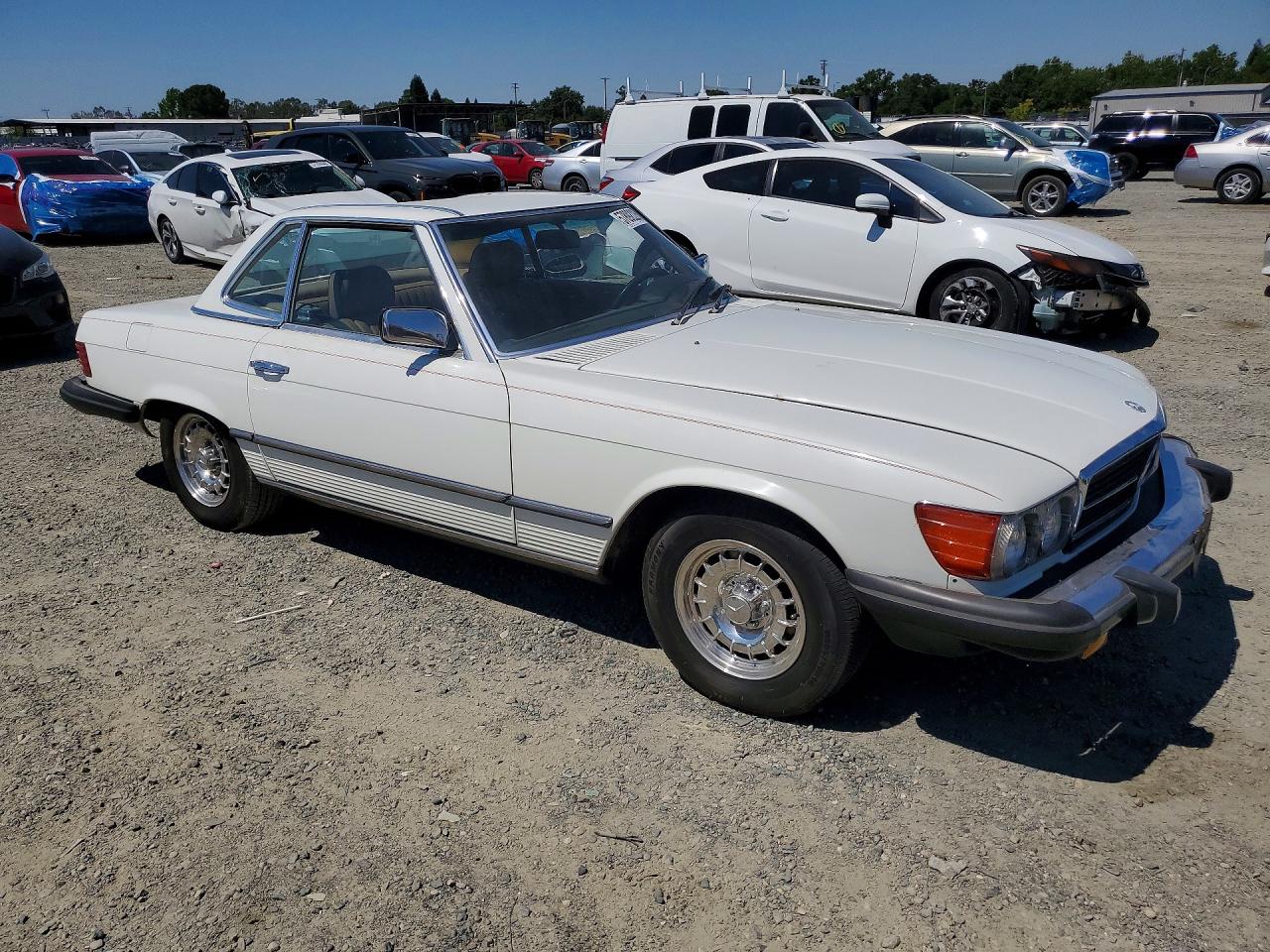 1984 Mercedes-benz 380 Sl Белый vin: WDBBA45A5EA004463