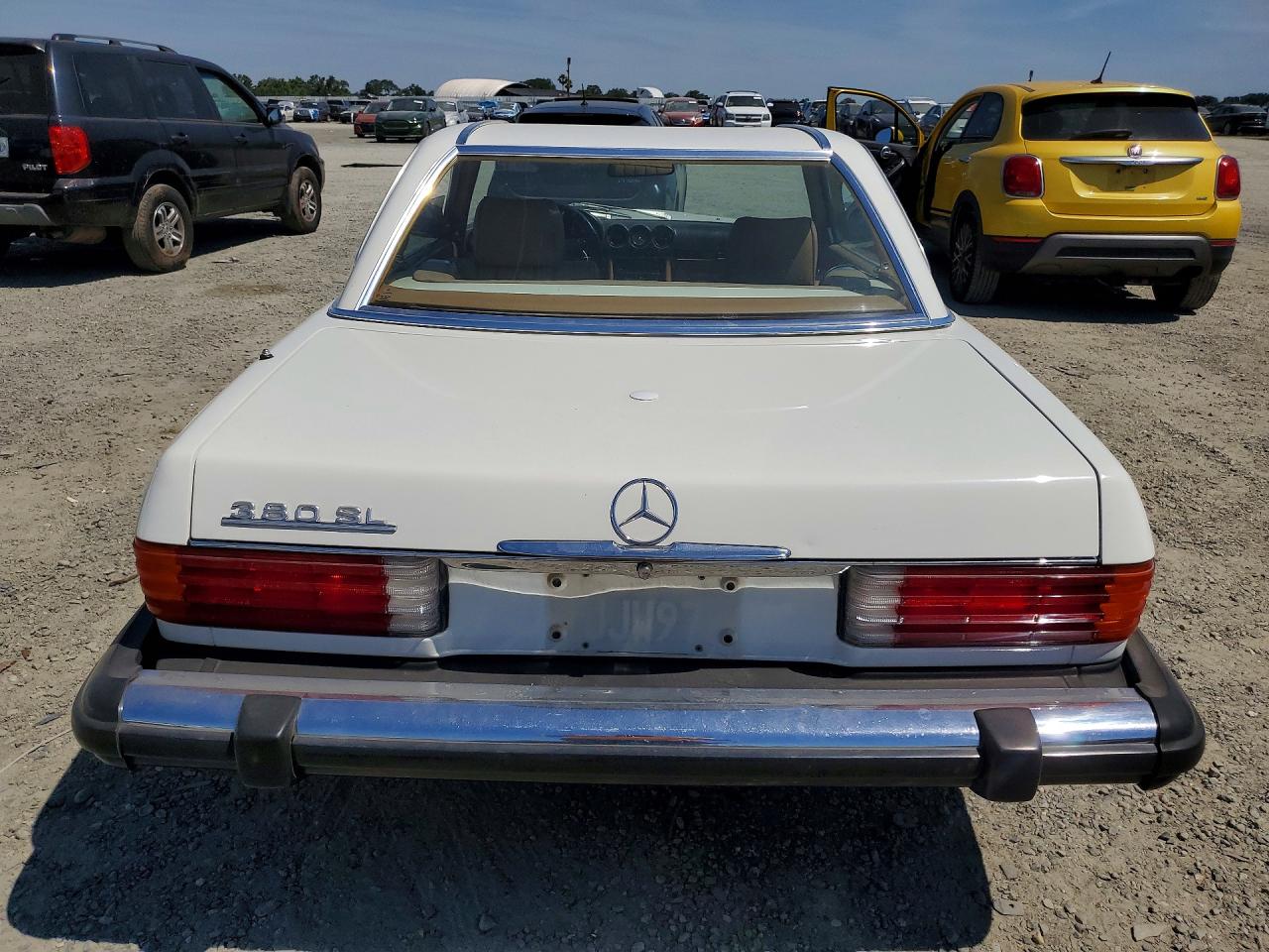 1984 Mercedes-benz 380 Sl Белый vin: WDBBA45A5EA004463