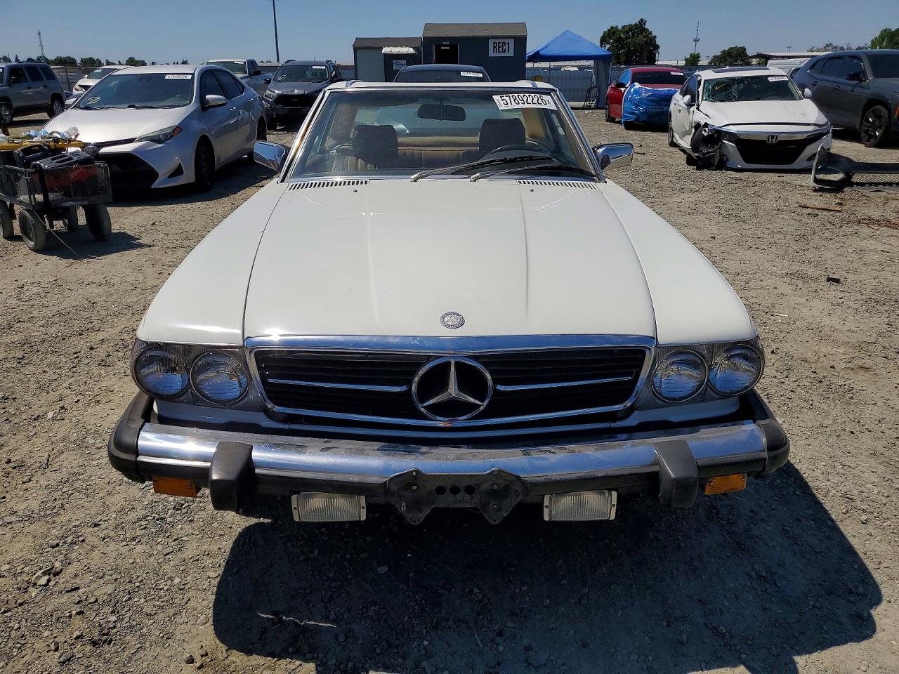 1984 Mercedes-benz 380 Sl Белый vin: WDBBA45A5EA004463