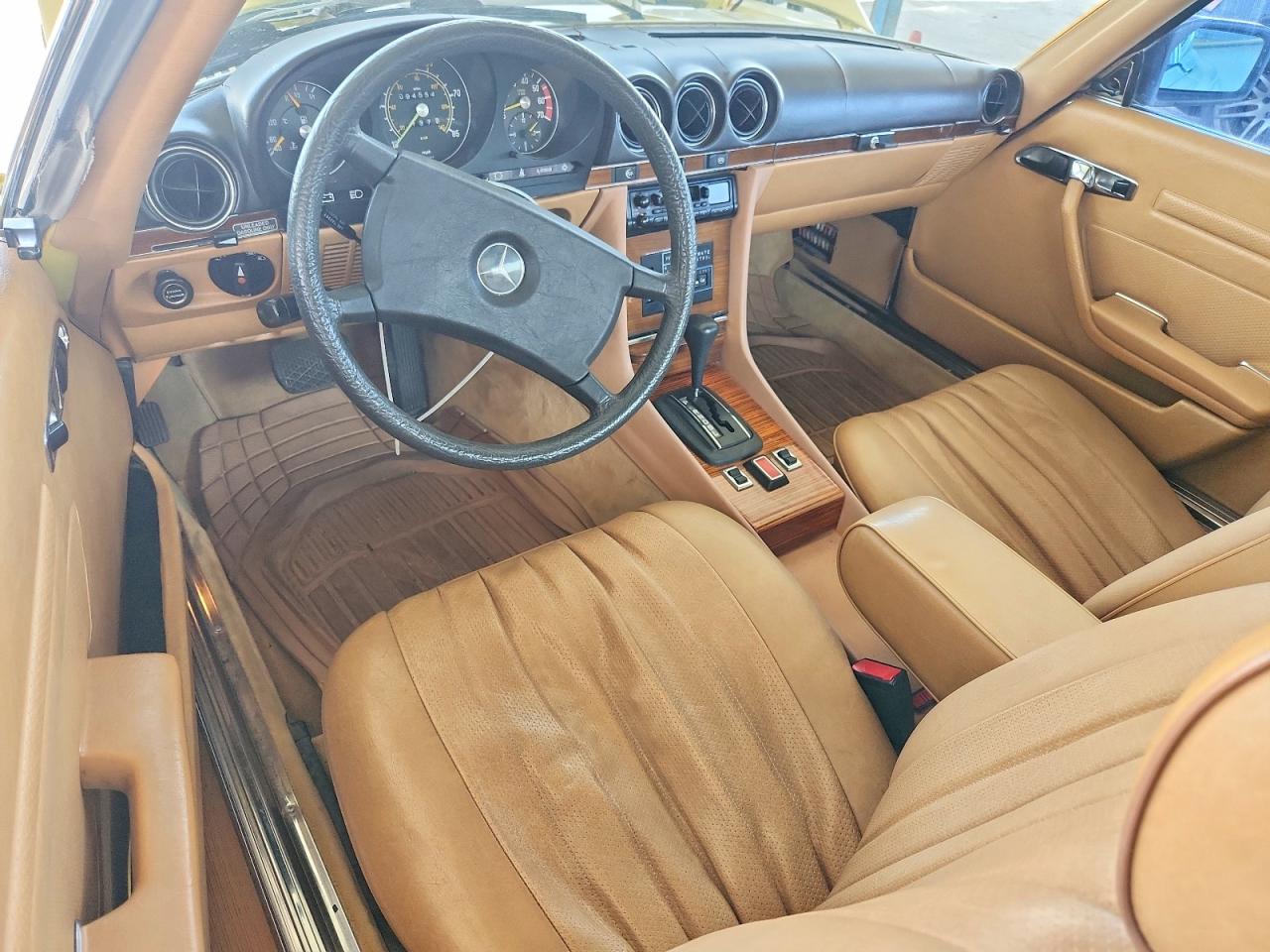 1981 Mercedes-benz 380 Sl Yellow vin: WDBBA45A6BB004011