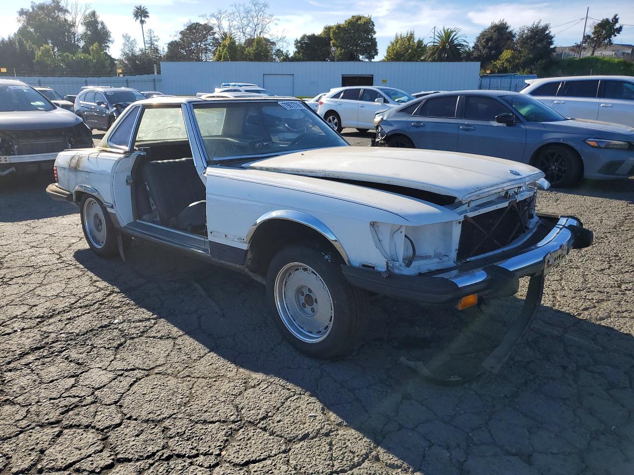 1982 Mercedes-benz 380 Sl White vin: WDBBA45A6CB010991