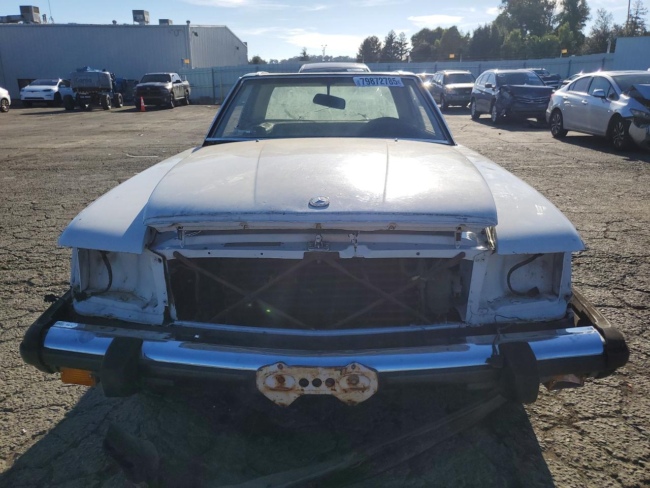 1982 Mercedes-benz 380 Sl White vin: WDBBA45A6CB010991