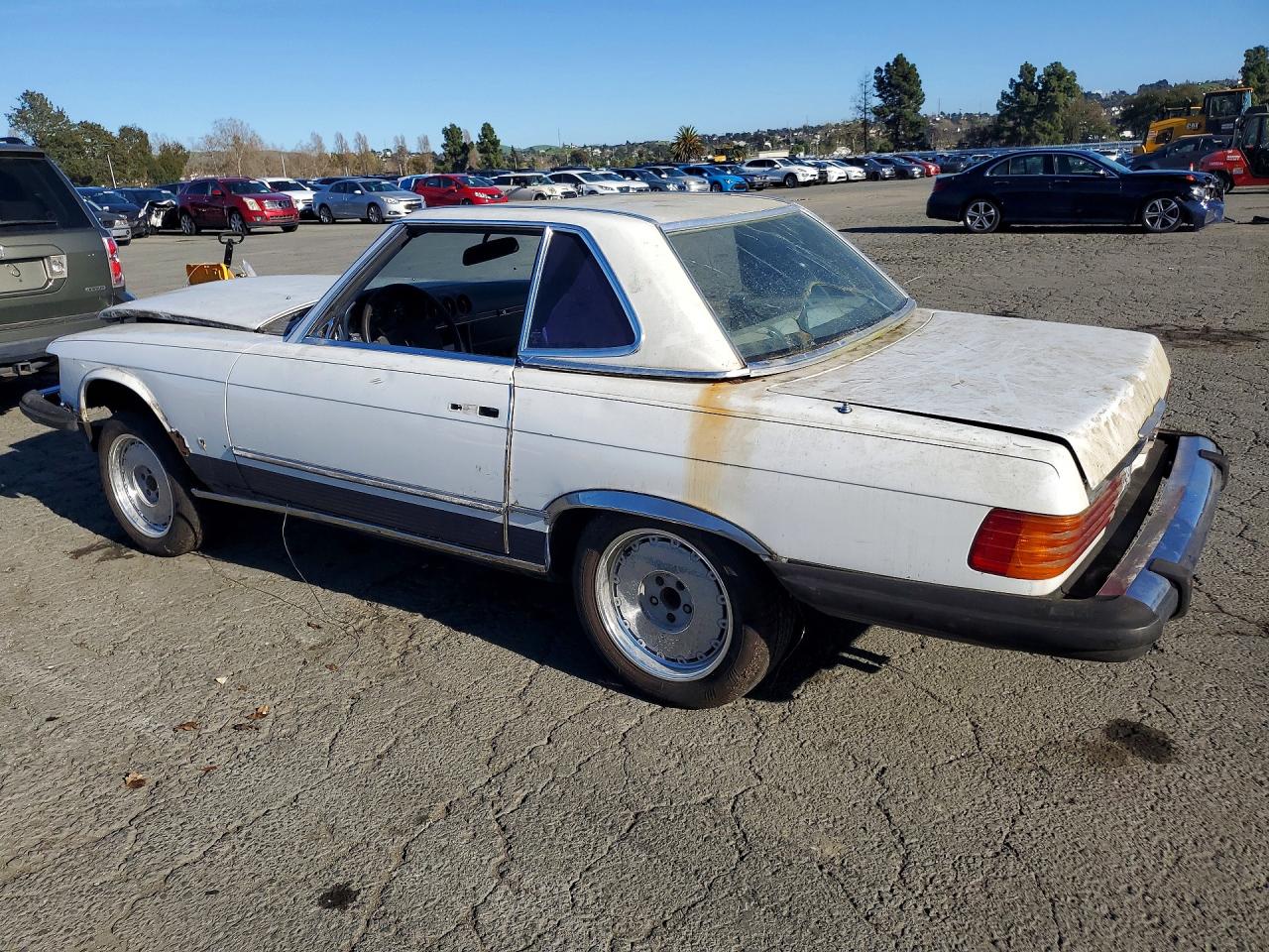 1982 Mercedes-benz 380 Sl White vin: WDBBA45A6CB010991