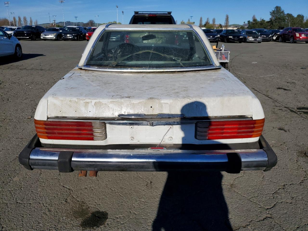 1982 Mercedes-benz 380 Sl White vin: WDBBA45A6CB010991