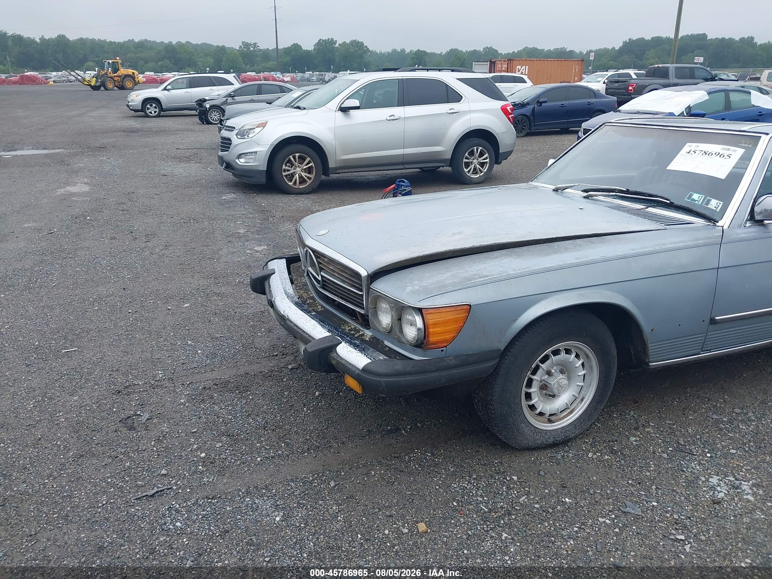 1983 Mercedes-benz 380 Sl Blue vin: WDBBA45A7DB024108